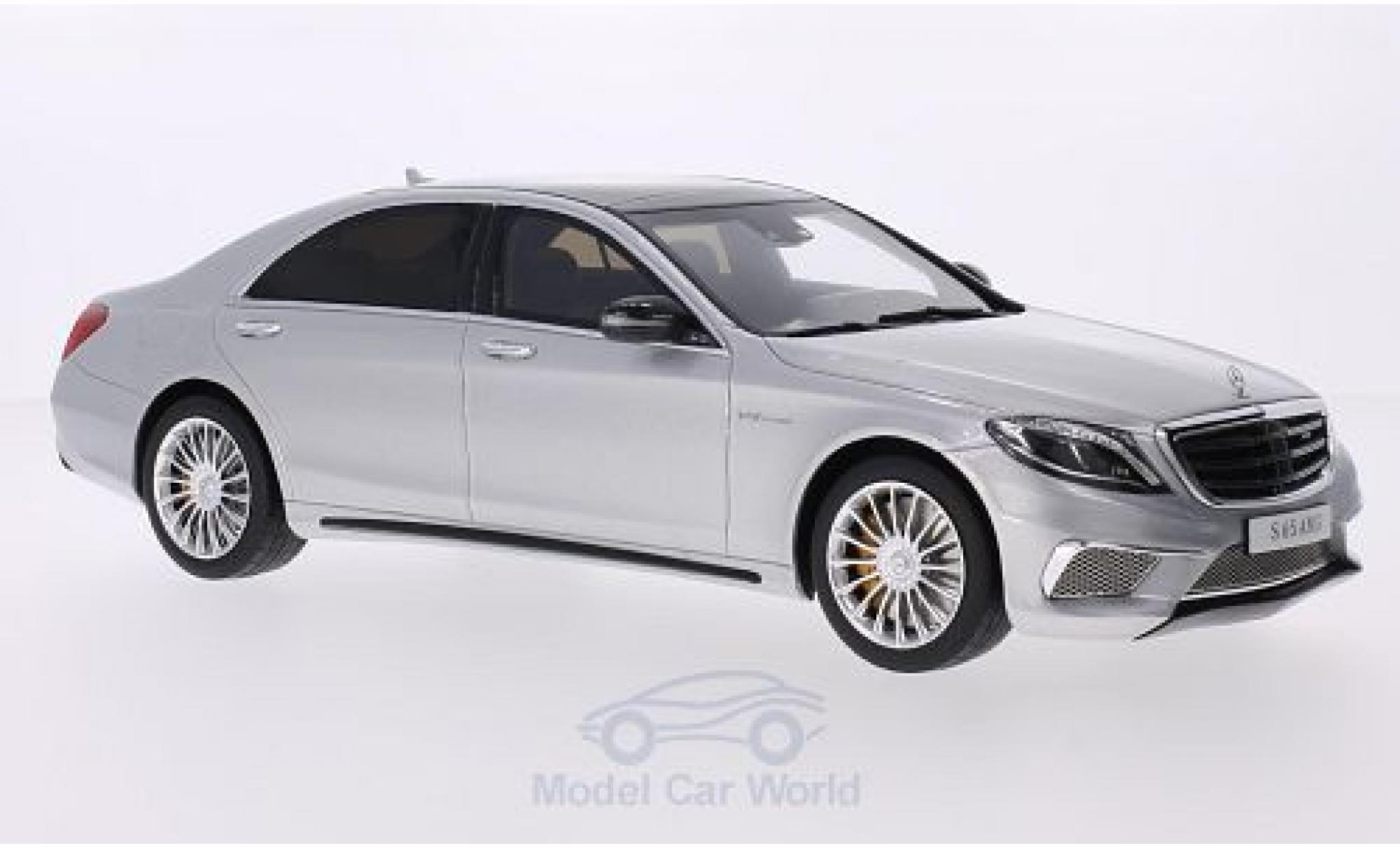 Mercedes Classe S 1/18 GT Spirit AMG S65 (W222) grigio 2016 modellino in miniatura
