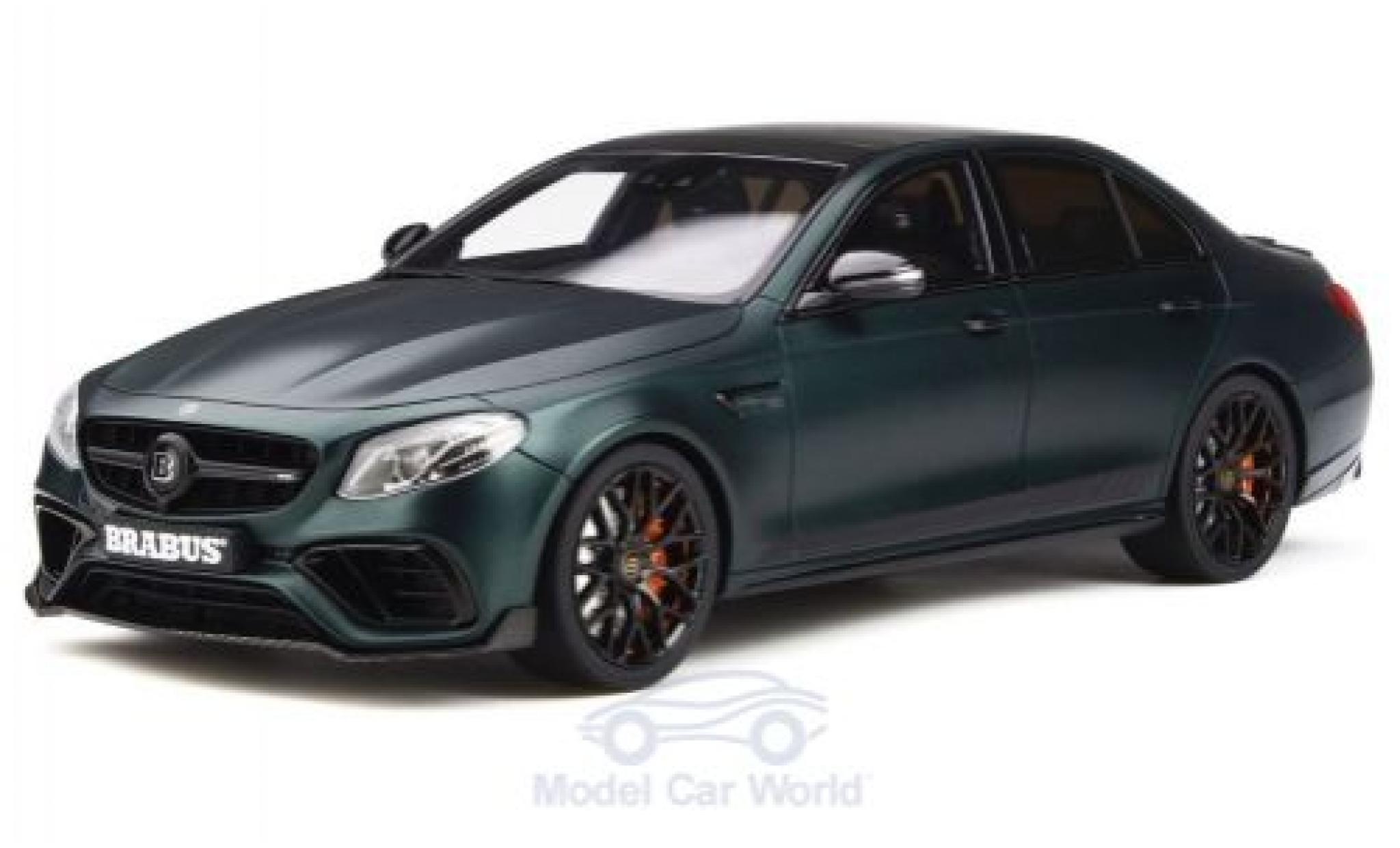 Mercedes Classe E 1/18 GT Spirit Brabus 800 matt-verde 2019 Basis E 63 modellino in miniatura