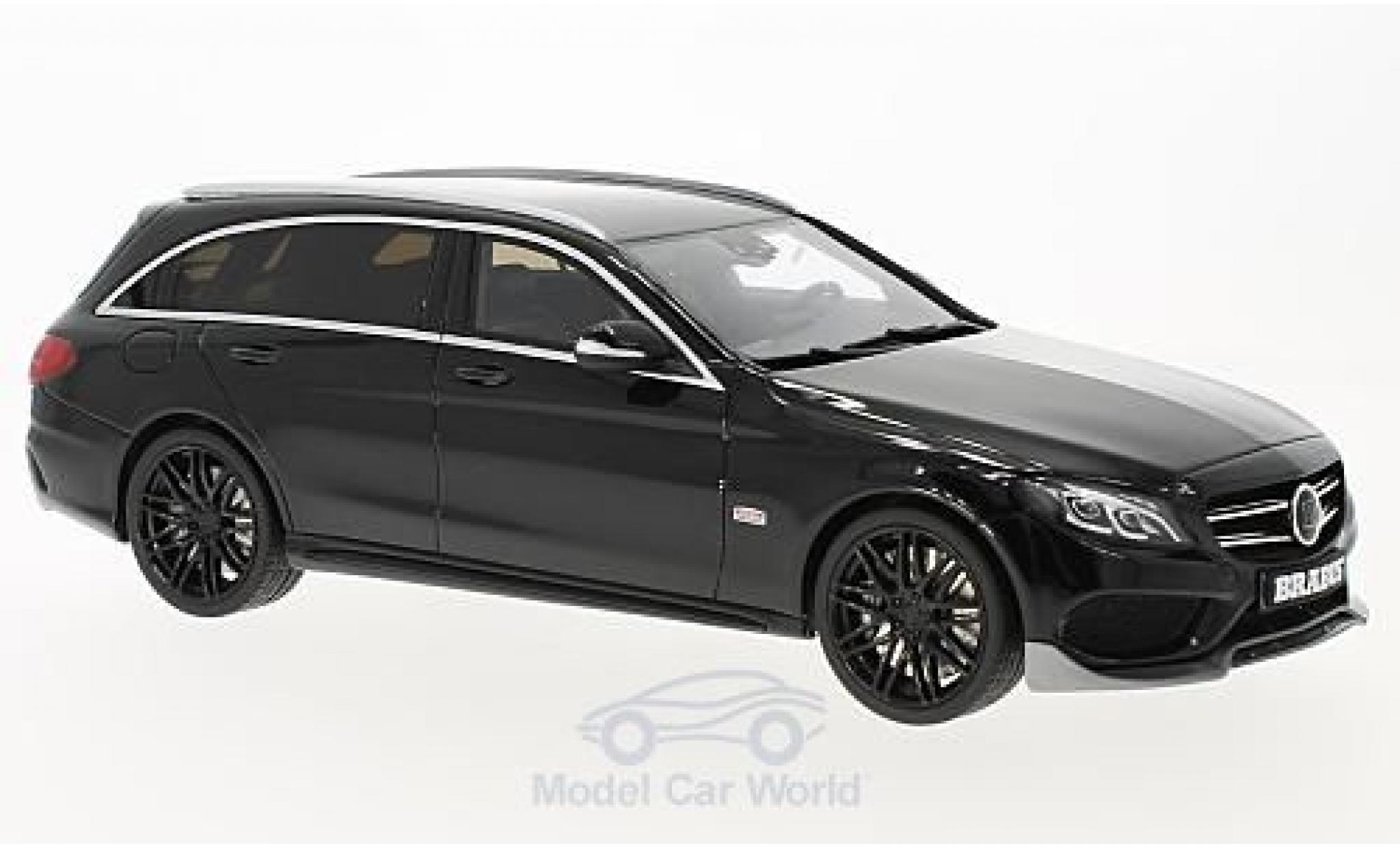 Mercedes Classe C 1/18 GT Spirit T-Modell Brabus B25 nero modellino in miniatura