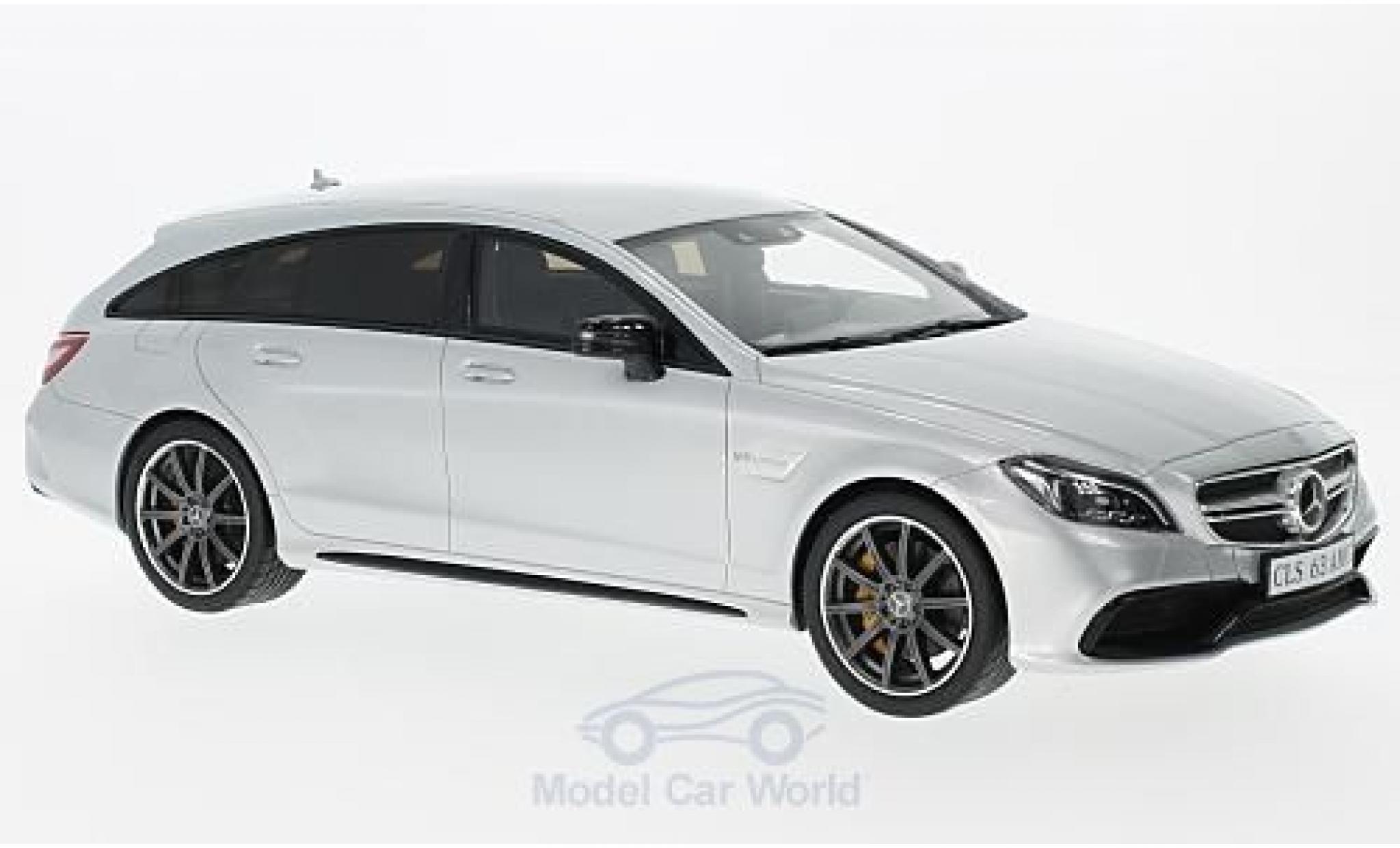 Mercedes CLS 1/18 GT Spirit 63 AMG Shooting Brake grigio 2014 modellino in miniatura
