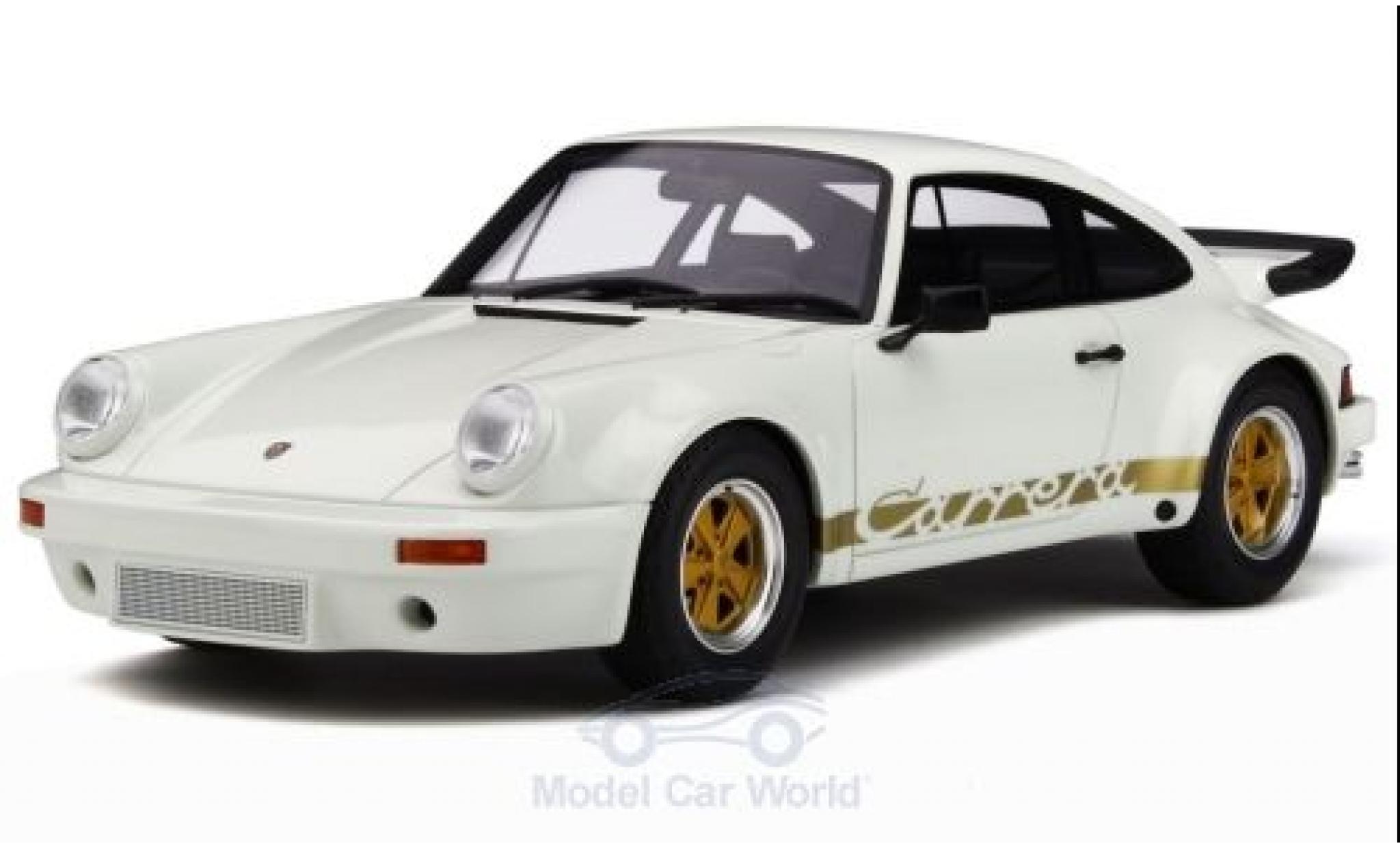 Porsche 930 SC 1/18 GT Spirit 911 3.0 RS bianco/gold 1974 modellino in miniatura