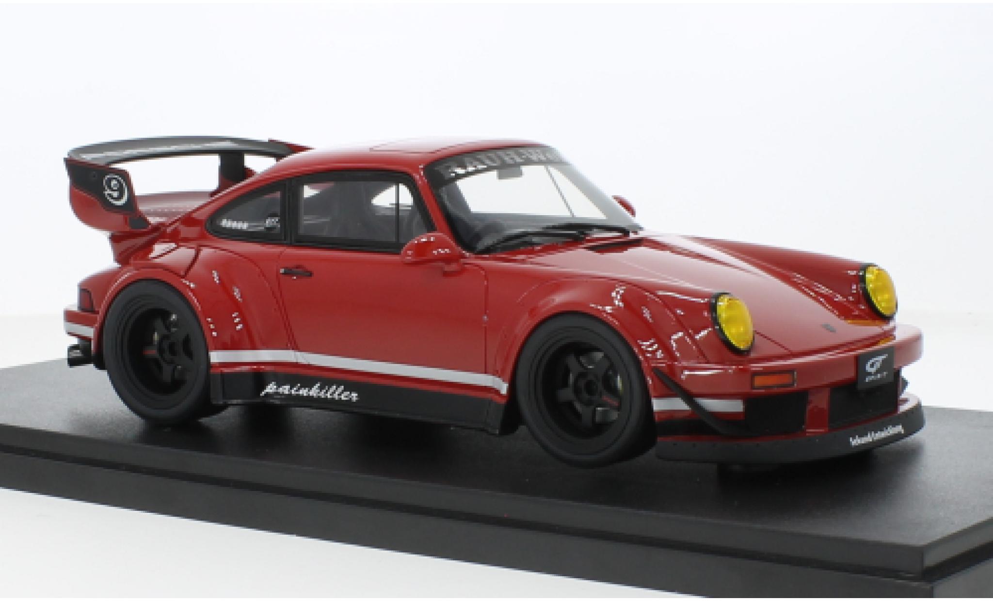 Porsche 964 RWB 1/18 GT Spirit 911  rot Painkiller 1:18 modellino in miniatura