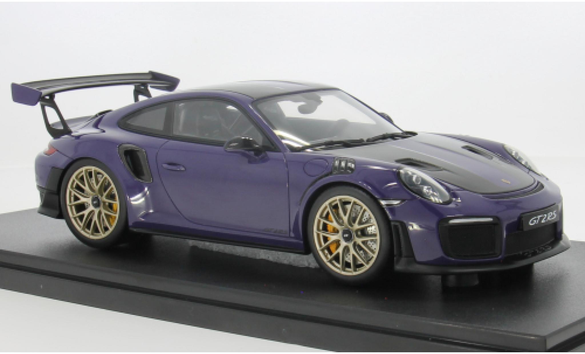 Porsche 991 GT2 RS 1/18 GT Spirit 911 (.2) violett 2021 1:18 modellino in miniatura