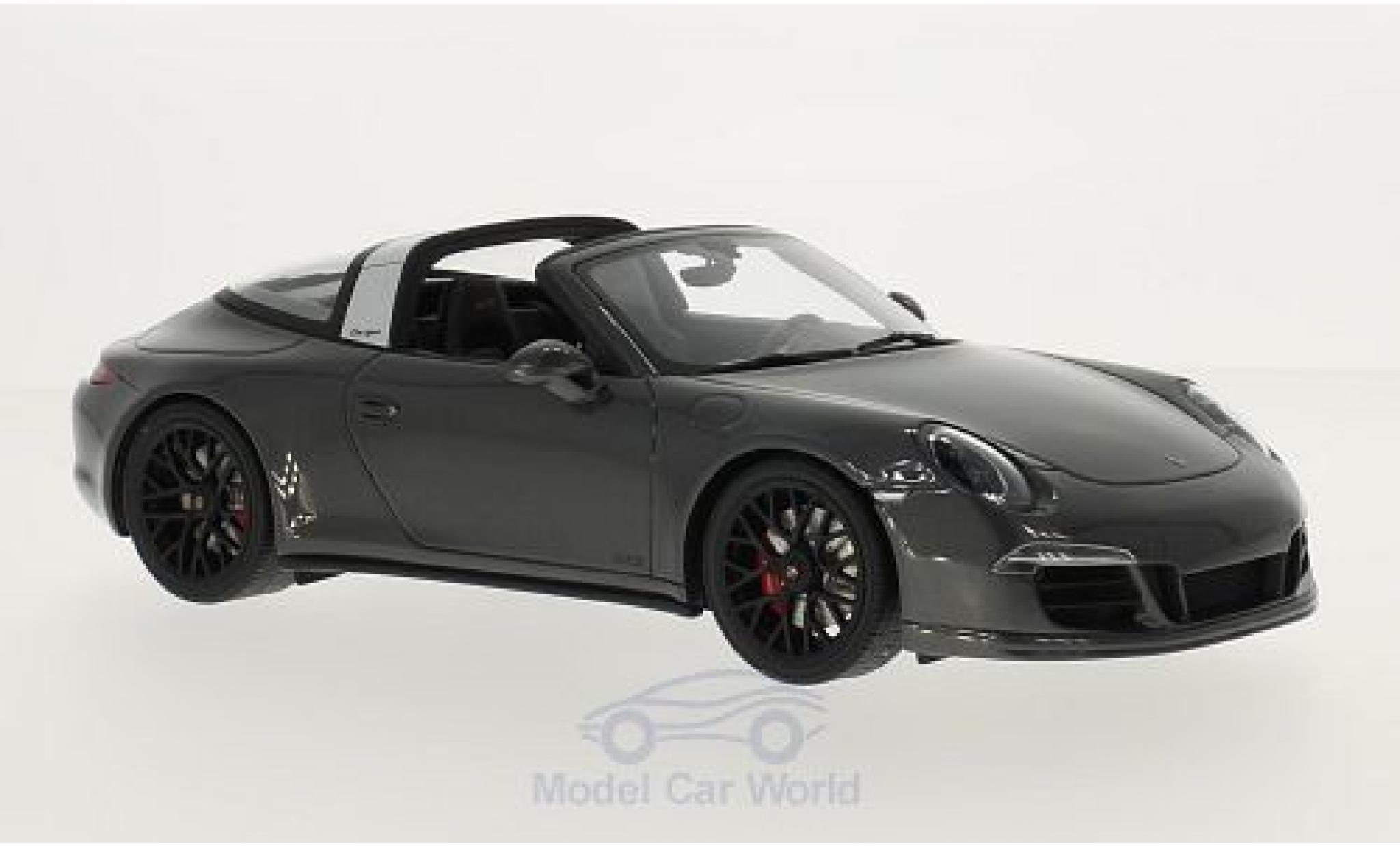 Porsche 991 Targa 1/18 GT Spirit 911 () Targa 4 GTS anthrazit 2016 modellino in miniatura
