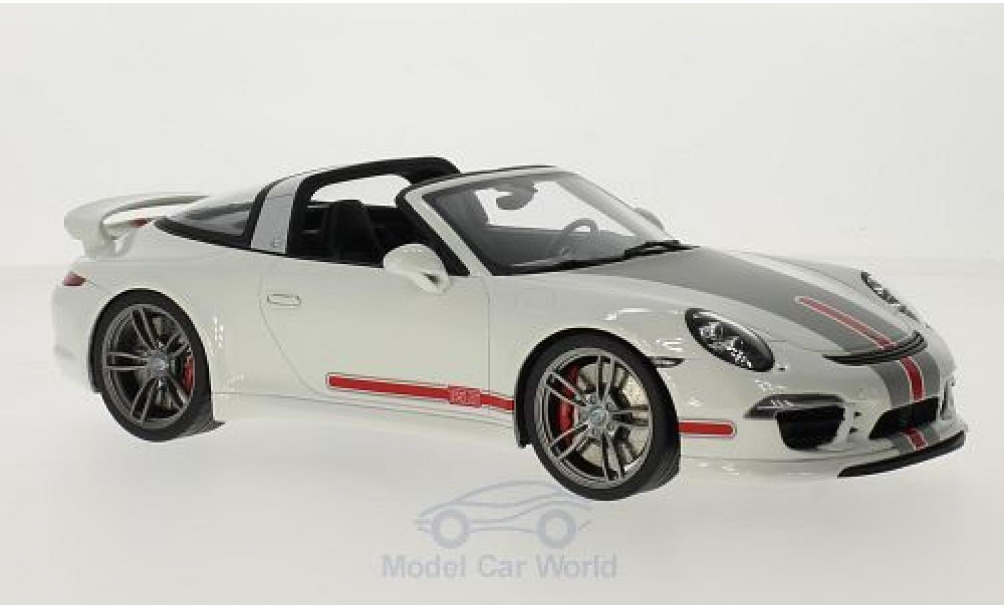 Porsche 991 Targa 1/18 GT Spirit 911 () Targa by Techart bianco/Dekor modellino in miniatura