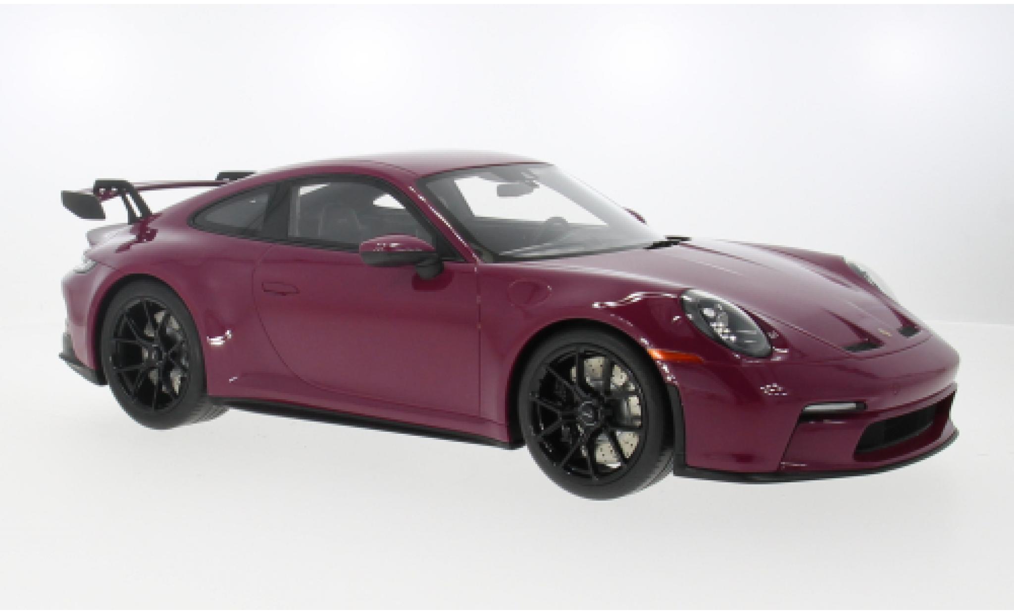 Porsche 992 GT3 GT Spirit 911  rosa 2021 1:12 modellino in miniatura