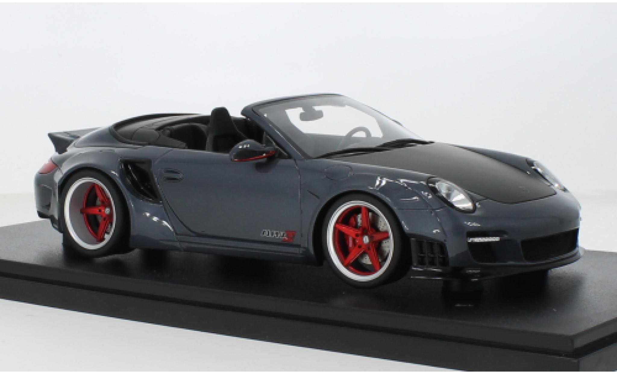 Porsche 991 1/18 GT Spirit 911 (997) Cabriolet LB-Works grau 2016 1:18 modellino in miniatura