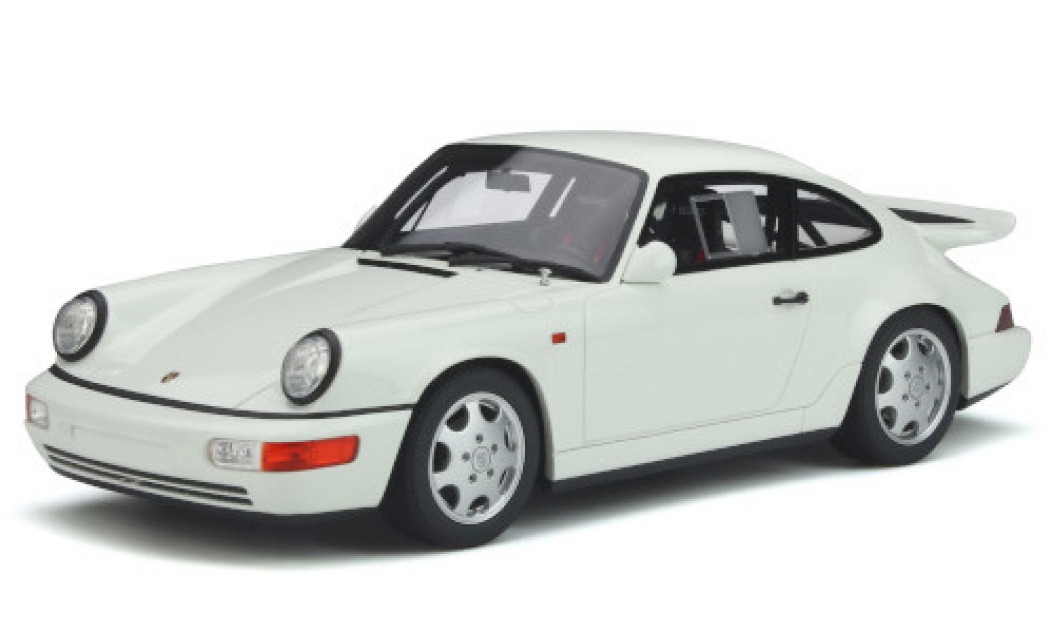 Porsche 964 1/18 GT Spirit 911 Carrera 4 Lightweight () bianco 1991 modellino in miniatura