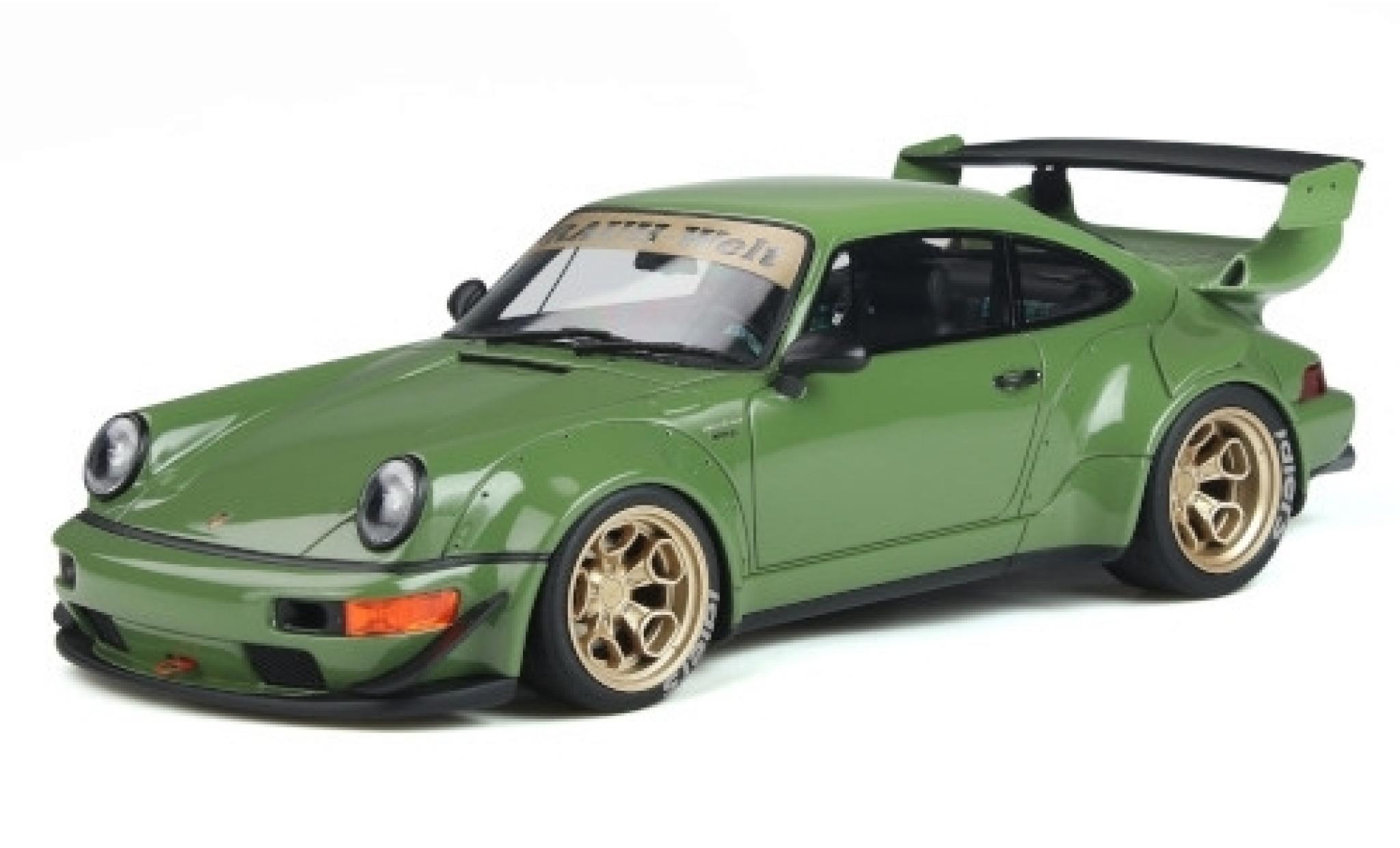 Porsche 911 1/18 GT Spirit RWB Body Kit verde modellino in miniatura