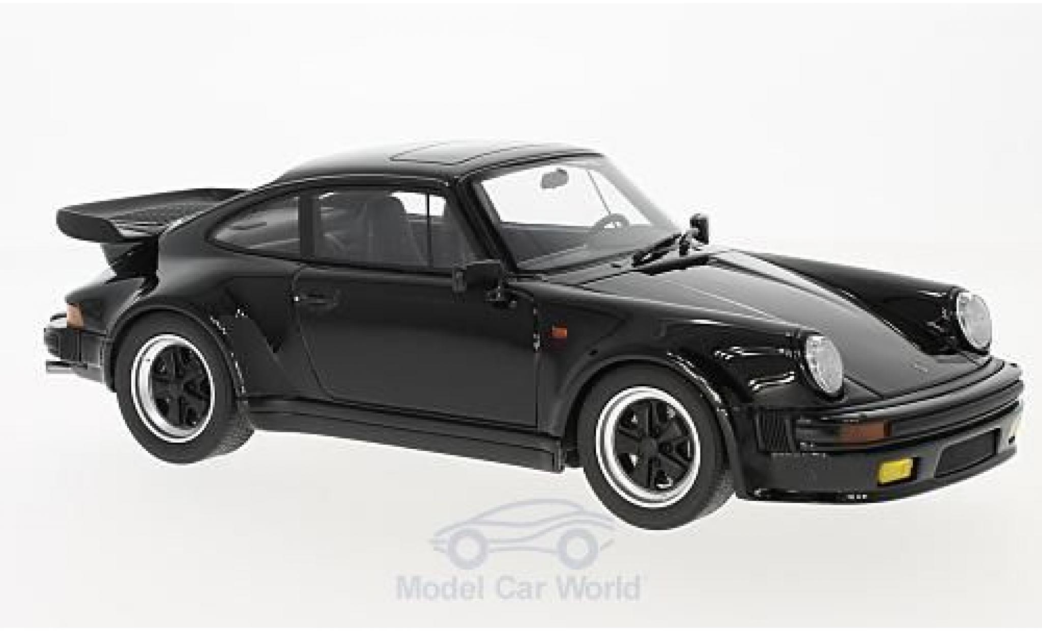 Porsche 911 Turbo 1/18 GT Spirit Turbo S nero modellino in miniatura
