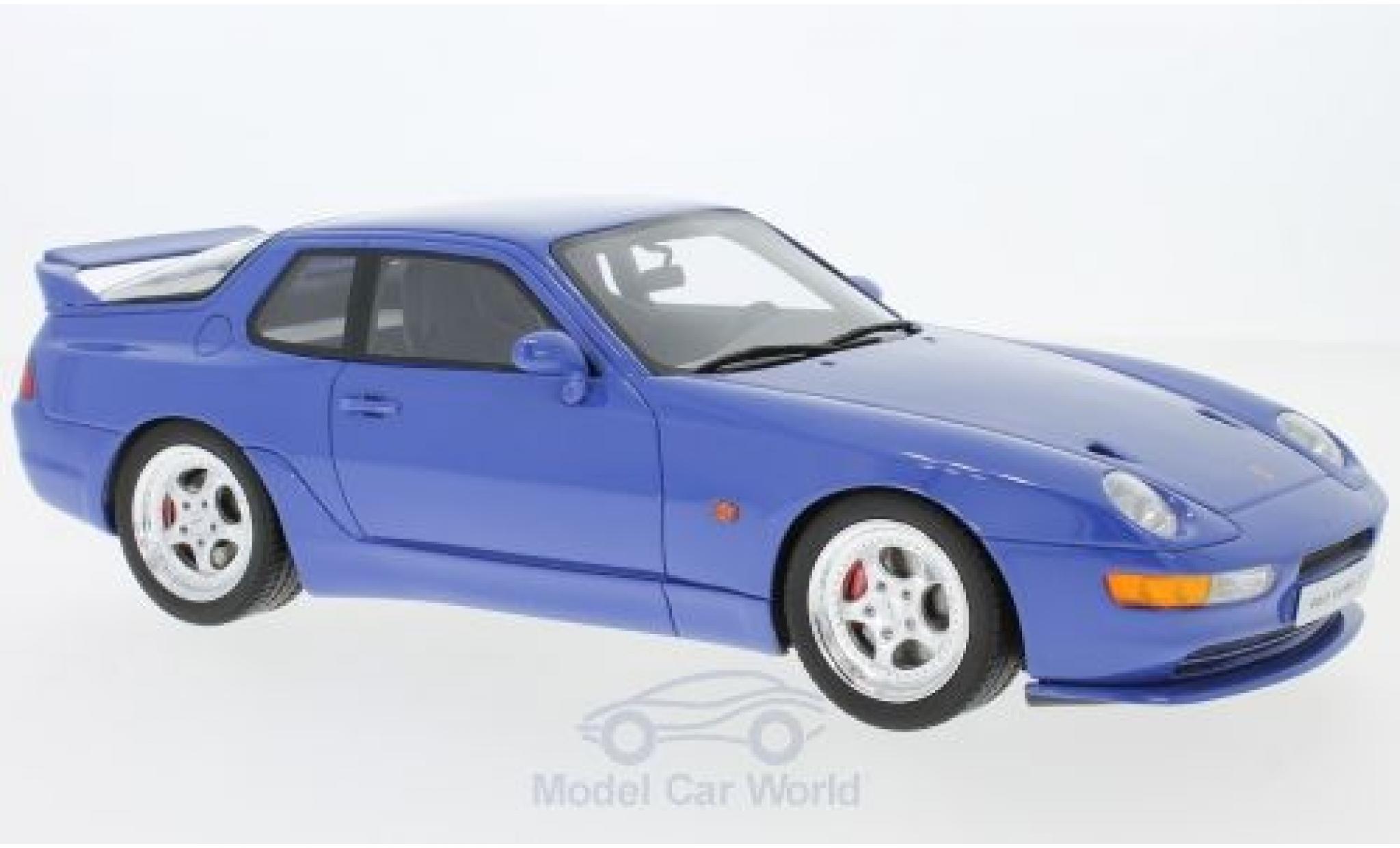 Porsche 968 1/18 GT Spirit Turbo S blu modellino in miniatura