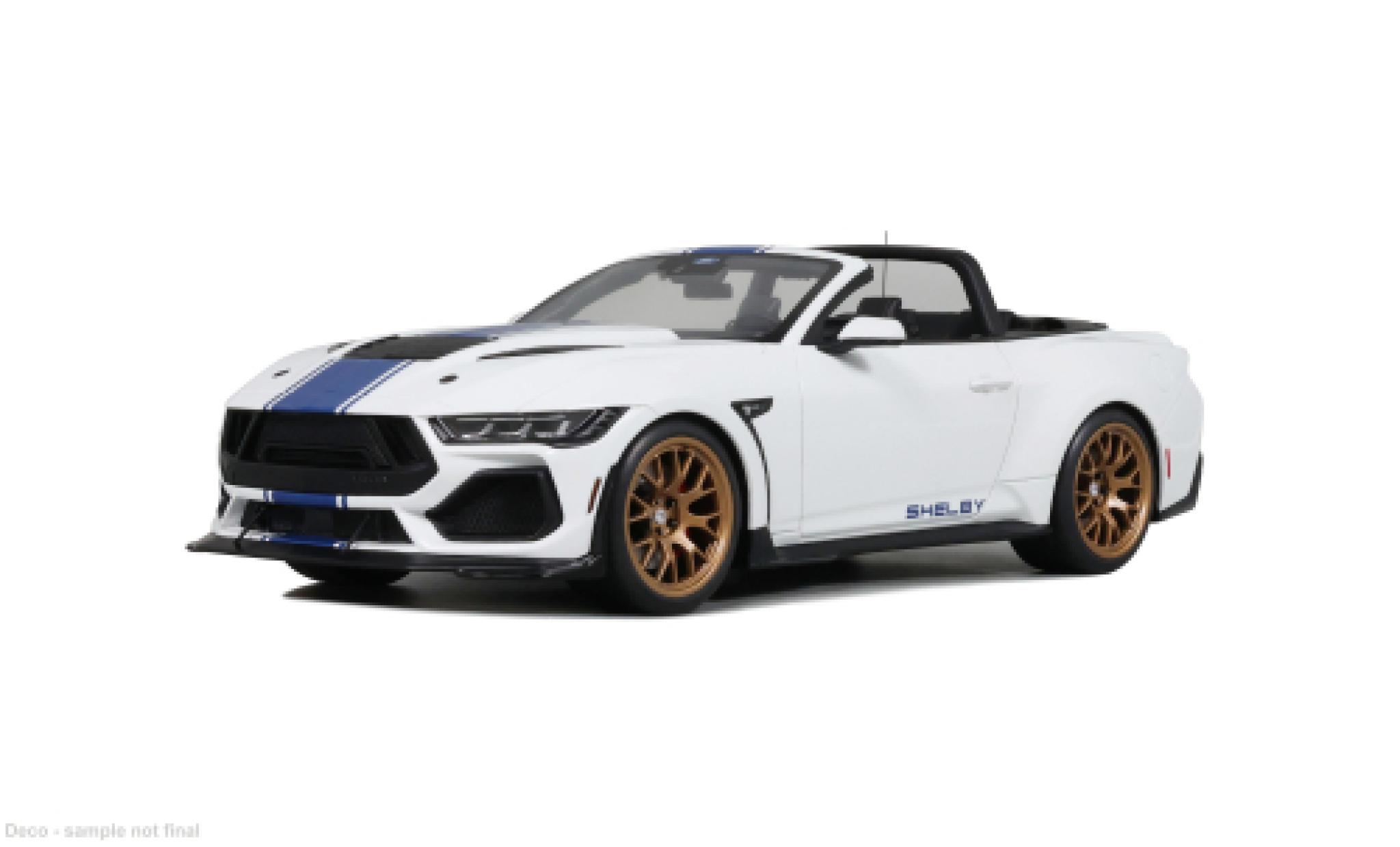 Shelby Mustang 1/18 GT Spirit Super Snake weiss/blau 2025 1:18 modellino in miniatura