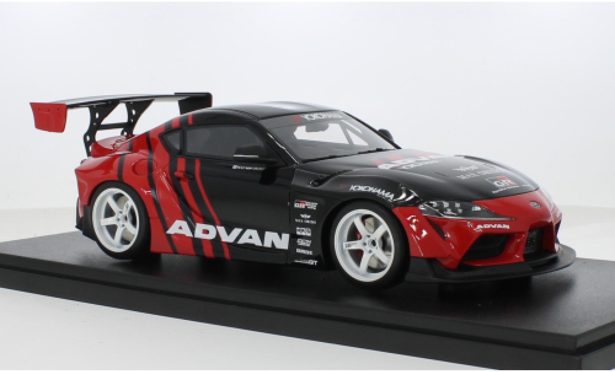Toyota Supra 1/18 GT Spirit GR by Advan schwarz/rot 2020 1:18 modellino in miniatura