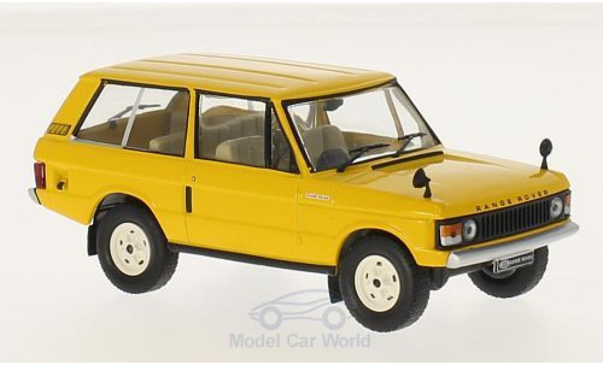 Land Rover Range Rover 1/18 GTI Collection 3.5 giallo RHD 1970 modellino in miniatura