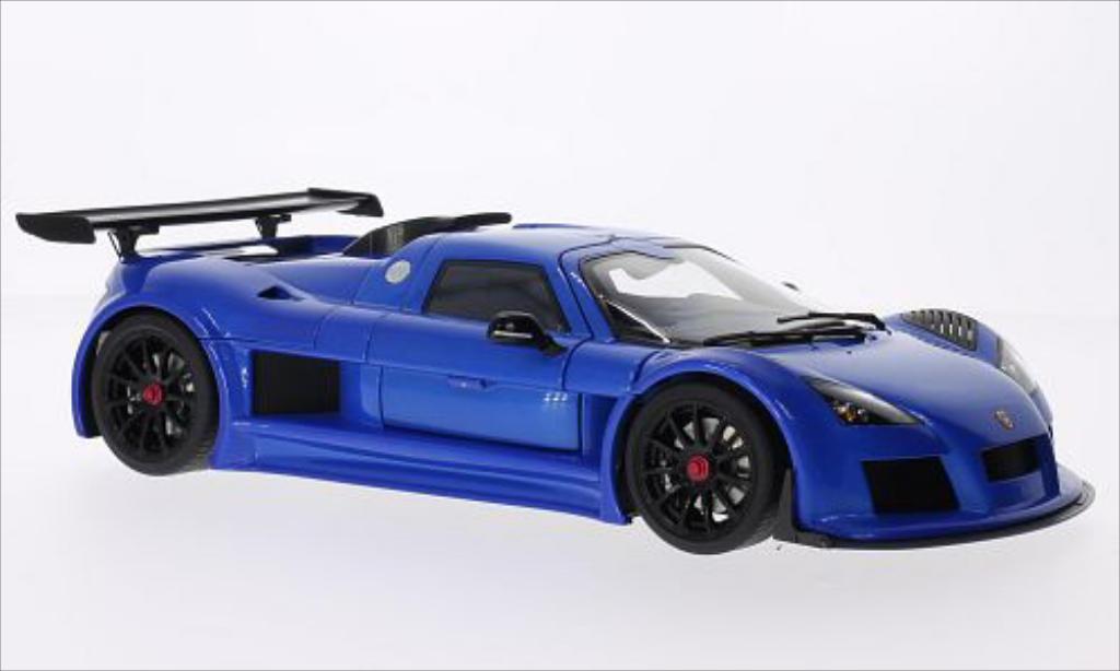 Gumpert Apollo 1/18 Autoart S metallico blu 2005 modellino in miniatura