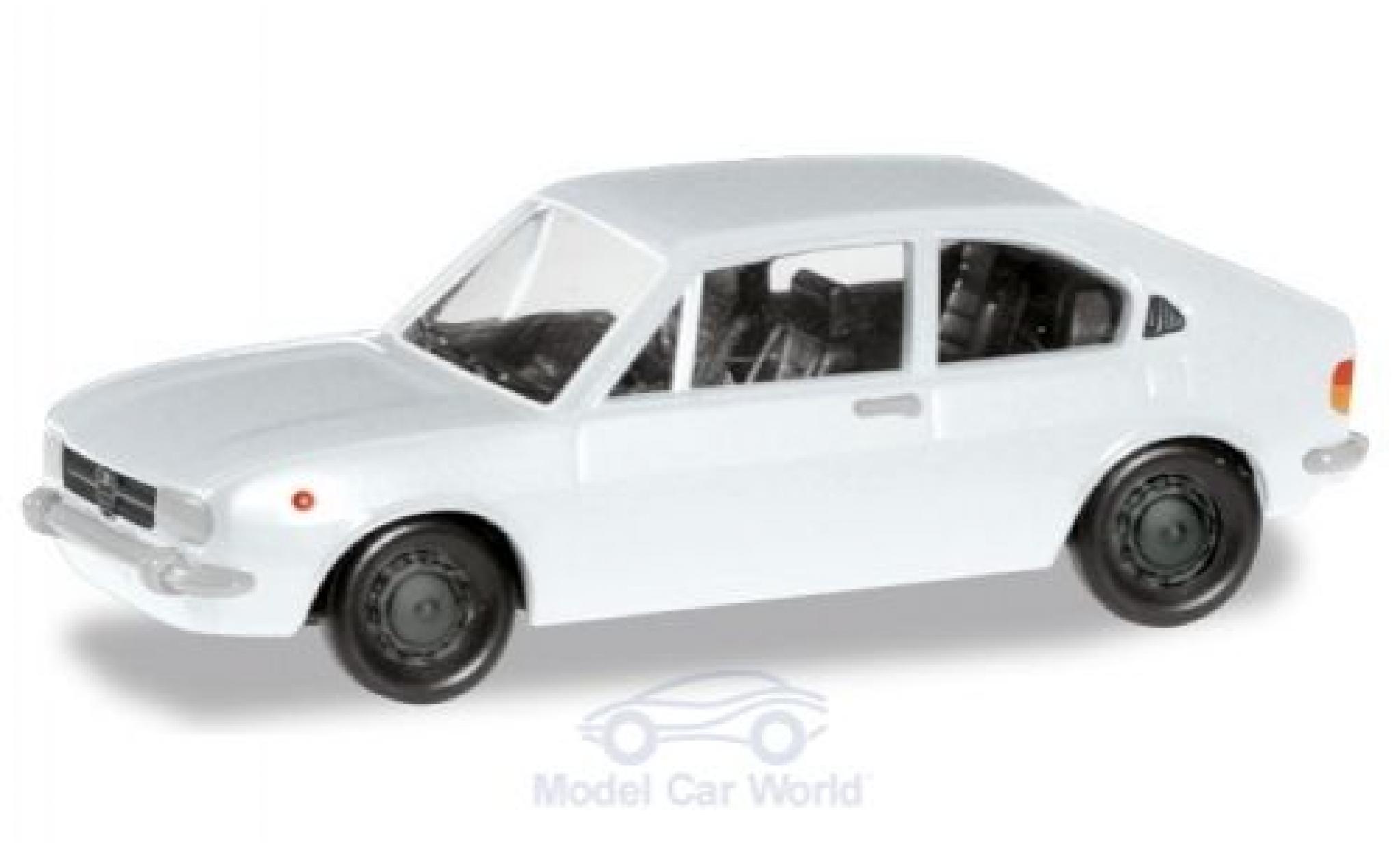 Alfa Romeo Alfasud 1/87 Herpa bianco modellino in miniatura