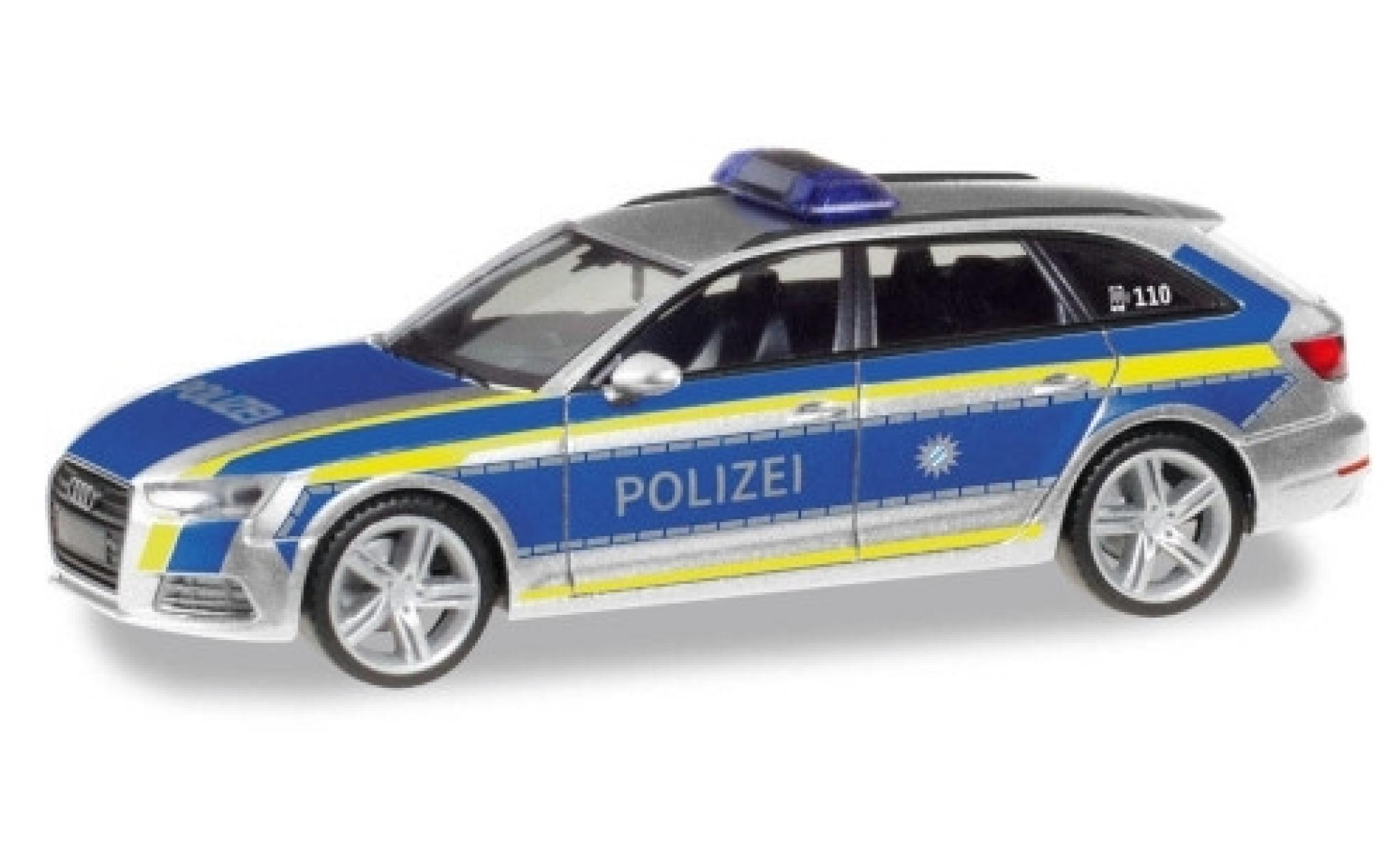 Audi A4 1/87 Herpa Avant Polizei Ingolstadt modellino in miniatura