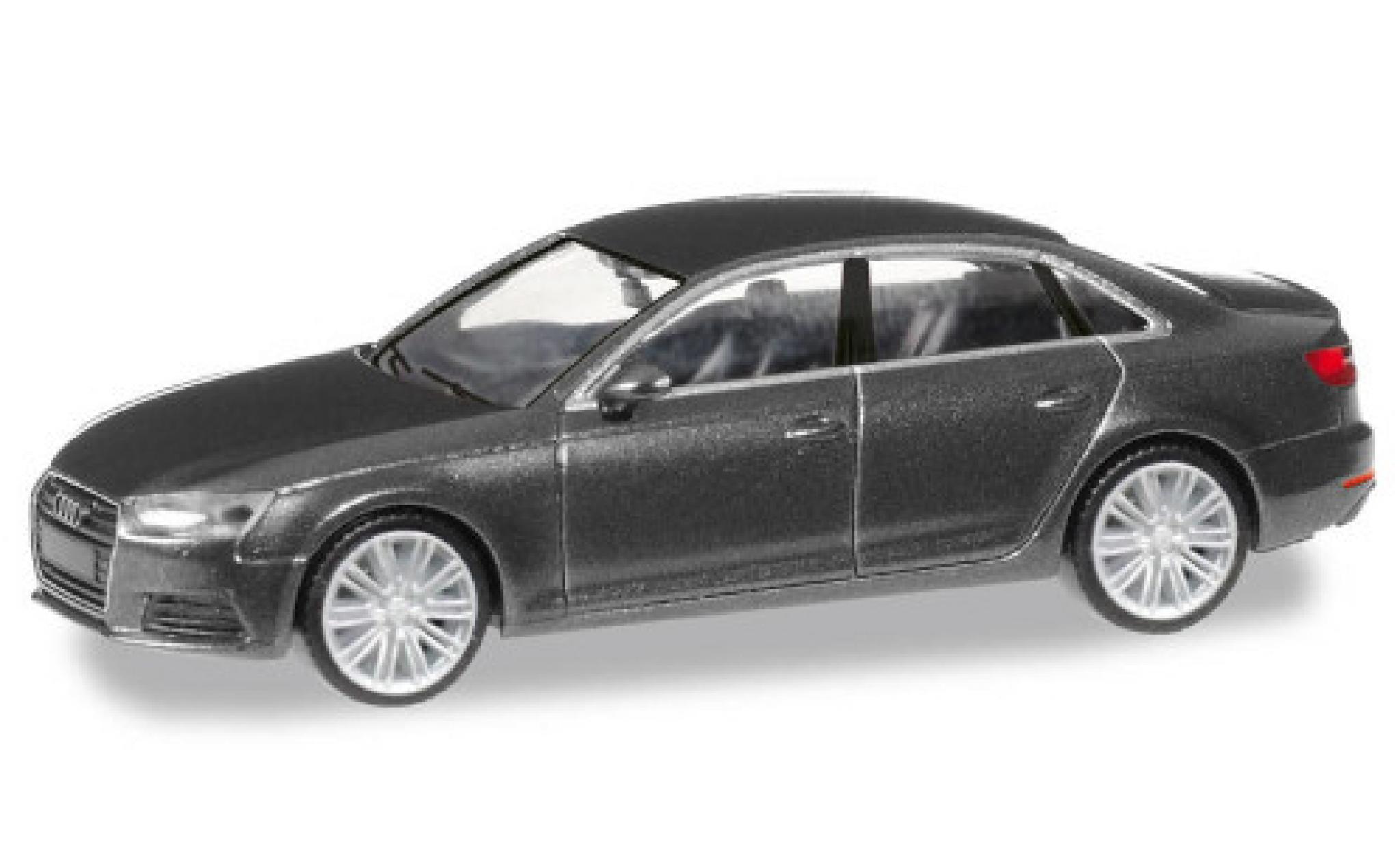 Audi A4 1/87 Herpa (B9) metallico grigio modellino in miniatura