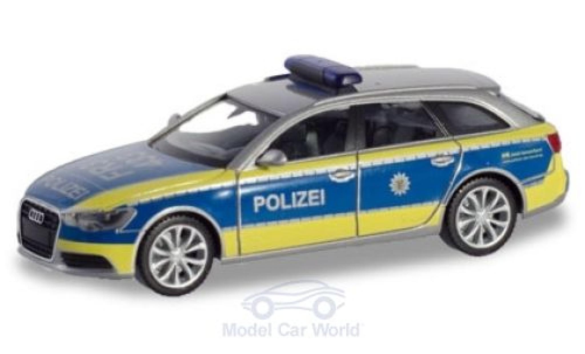 Audi A6 1/87 Herpa Avant Polizei Baden-Württemberg modellino in miniatura