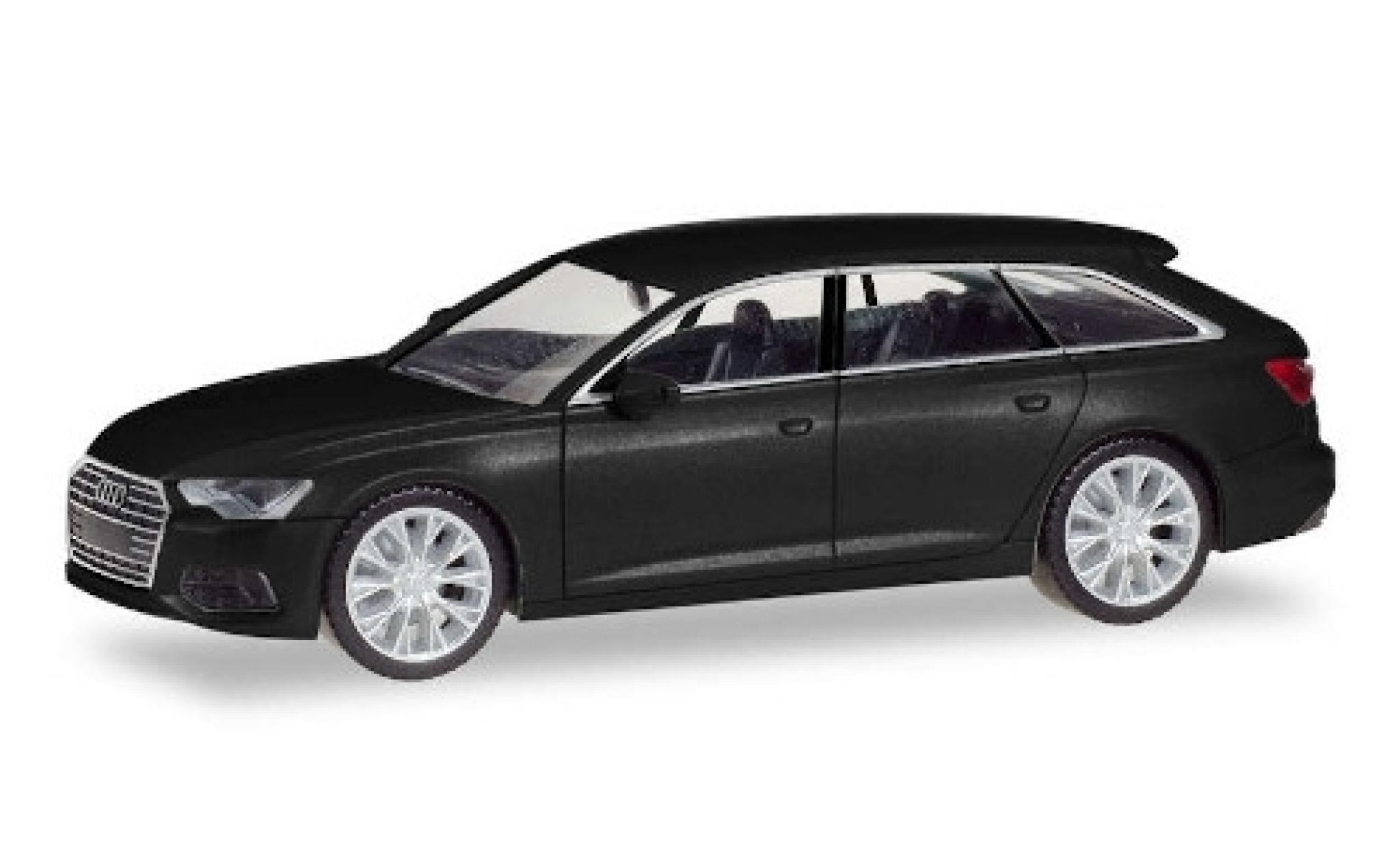 Audi A6 1/87 Herpa Avant nero modellino in miniatura