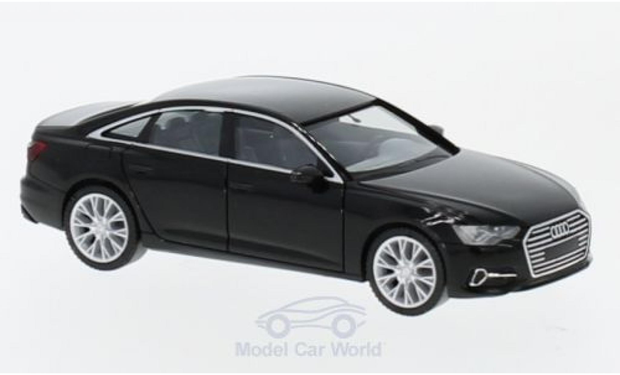 Audi A6 1/87 Herpa Limousine nero modellino in miniatura
