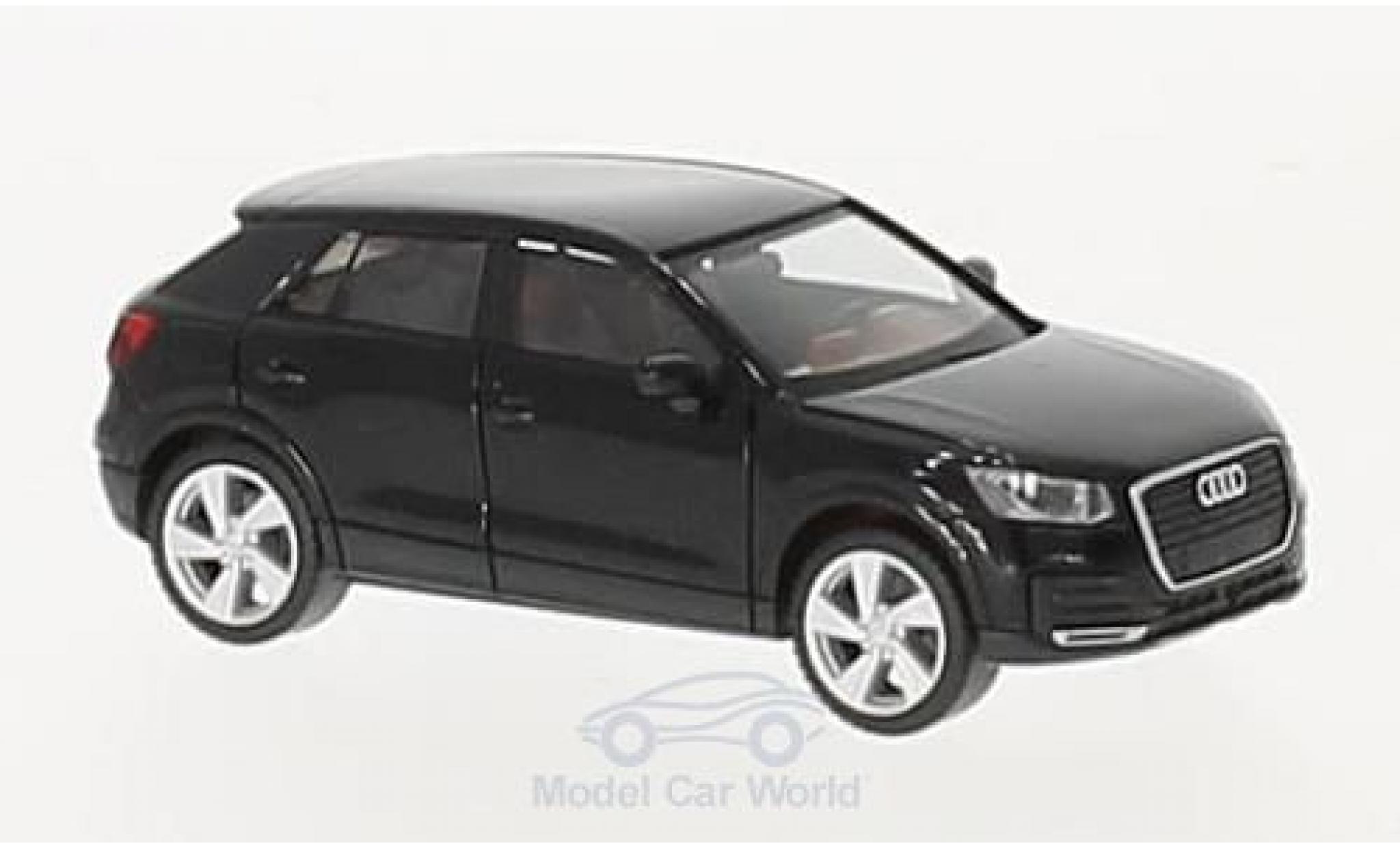 Audi Q2 1/87 Herpa metallico nero modellino in miniatura