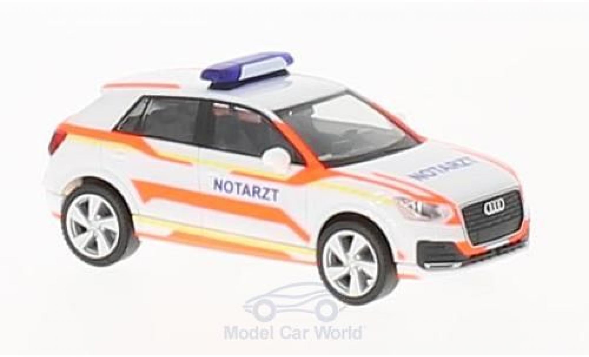 Audi Q2 1/87 Herpa Notarzt modellino in miniatura