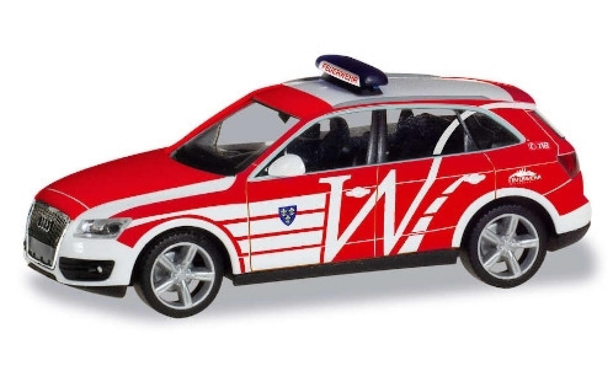 Audi Q5 1/87 Herpa Feuerwehr Wiesbaden - ELW modellino in miniatura