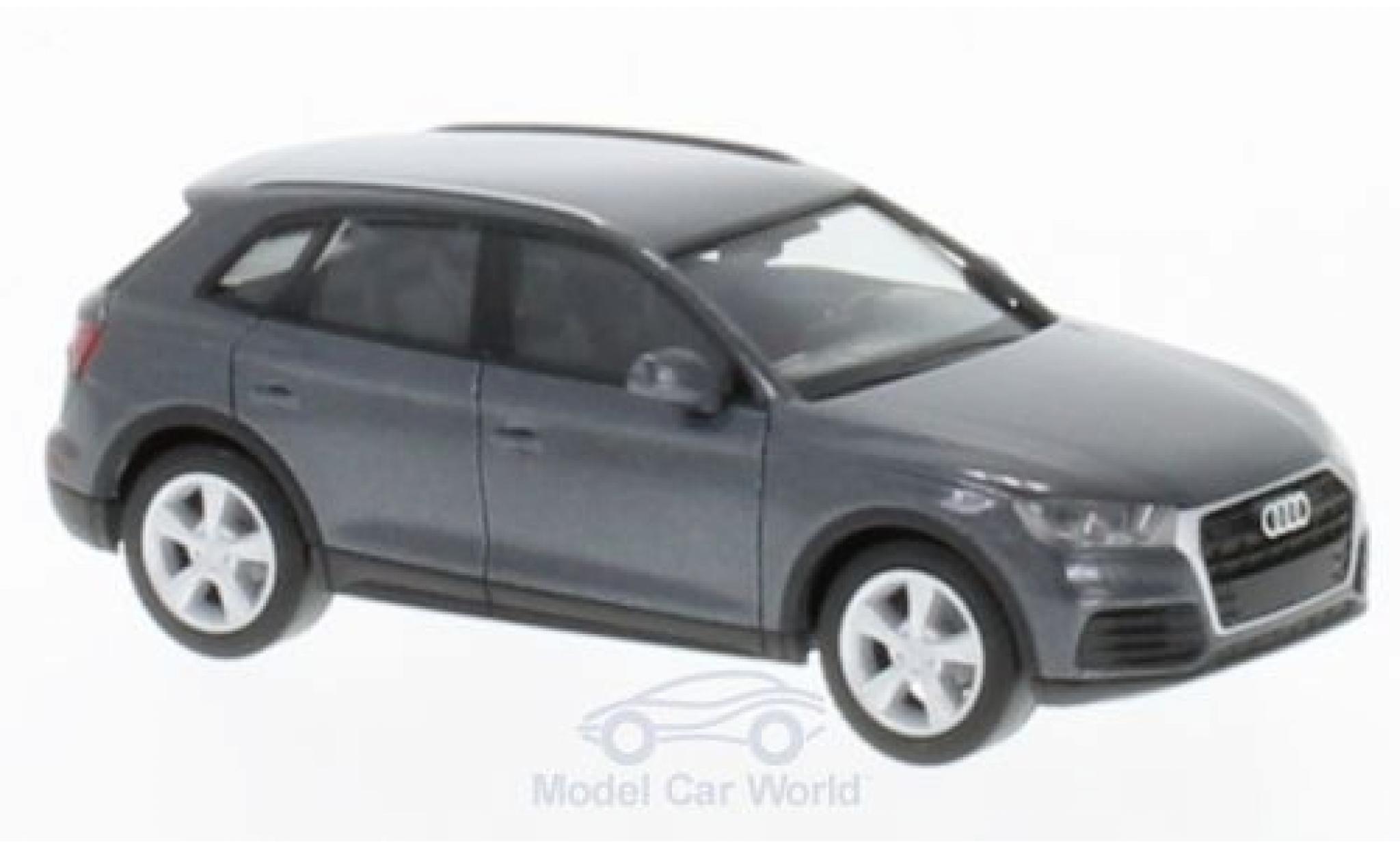 Audi Q5 1/87 Herpa metallico grigio modellino in miniatura