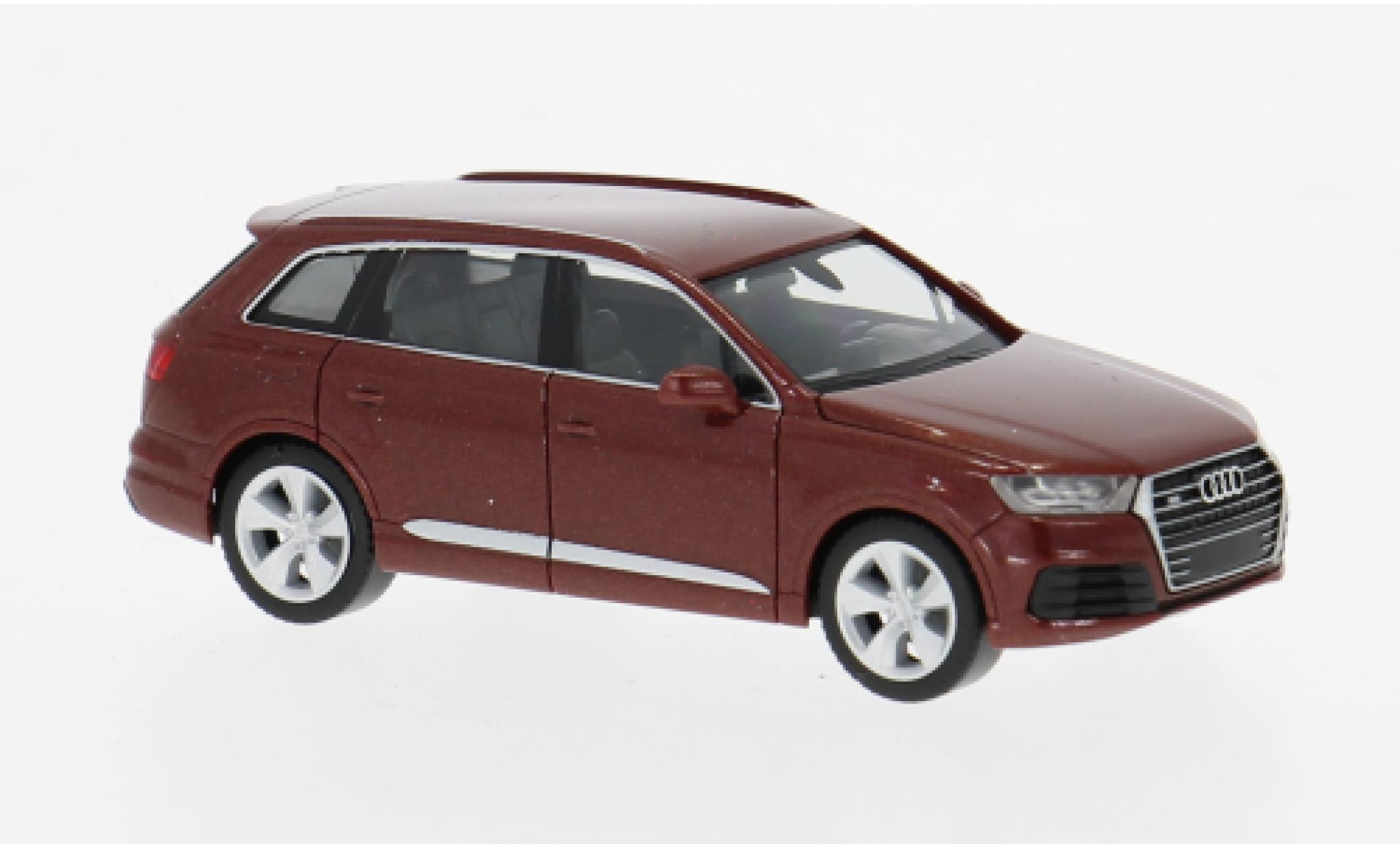 Audi Q7 1/87 Herpa rot 1:87 modellino in miniatura
