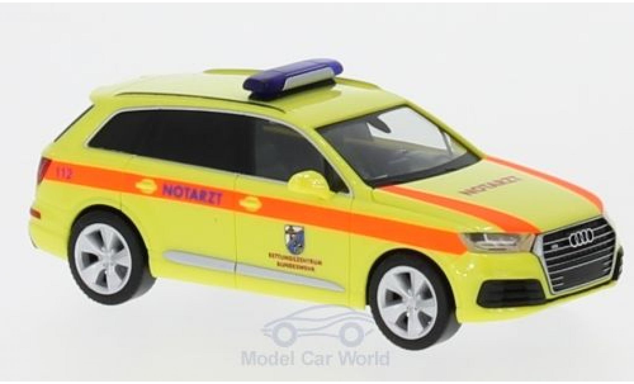 Audi Q7 1/87 Herpa Rettungszentrum Bundeswehr Hannover modellino in miniatura