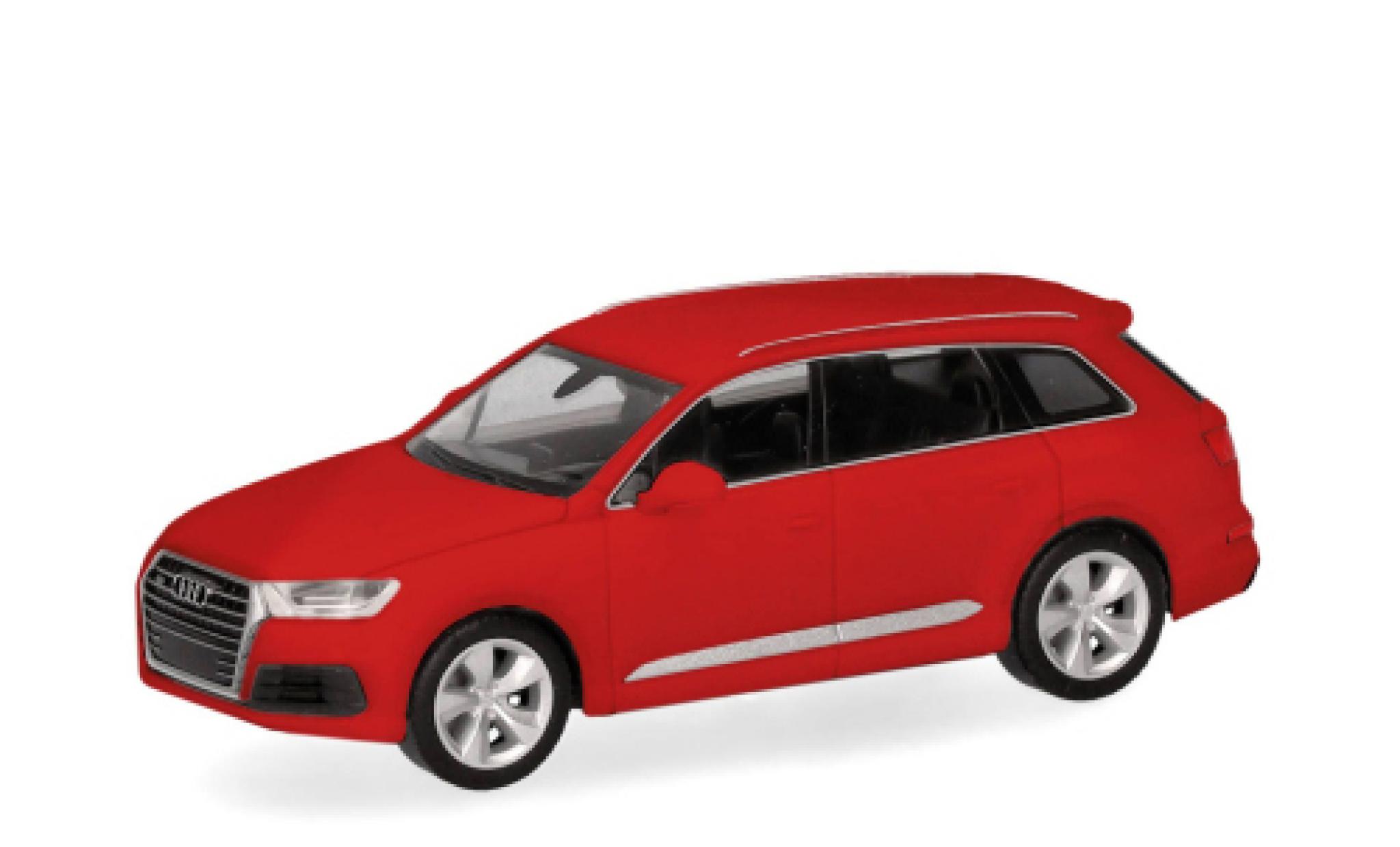Audi Q7 Herpa rot 1:87 modellino in miniatura