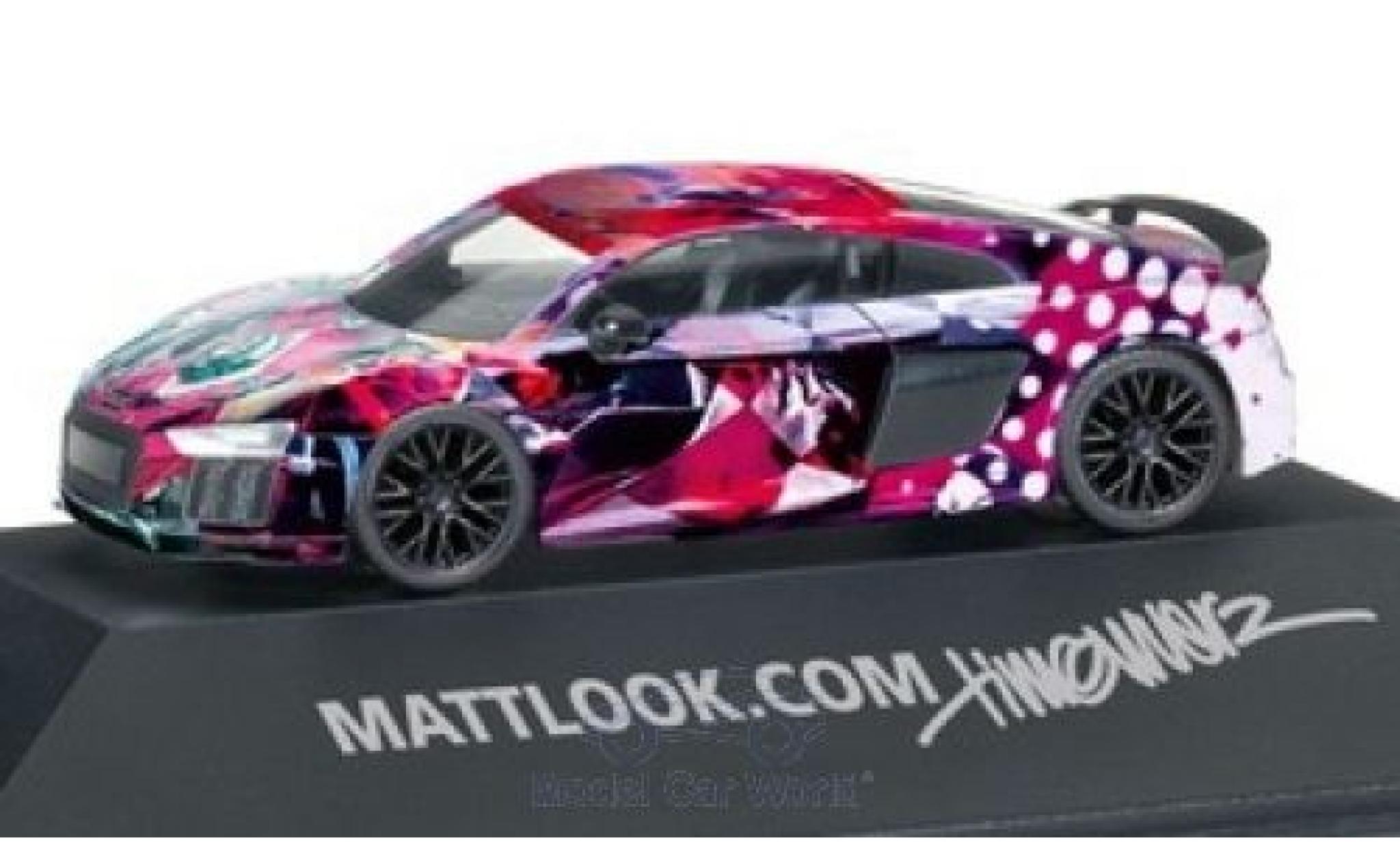Audi R8 1/87 Herpa V10 Plus Mattlook Edition 4 modellino in miniatura