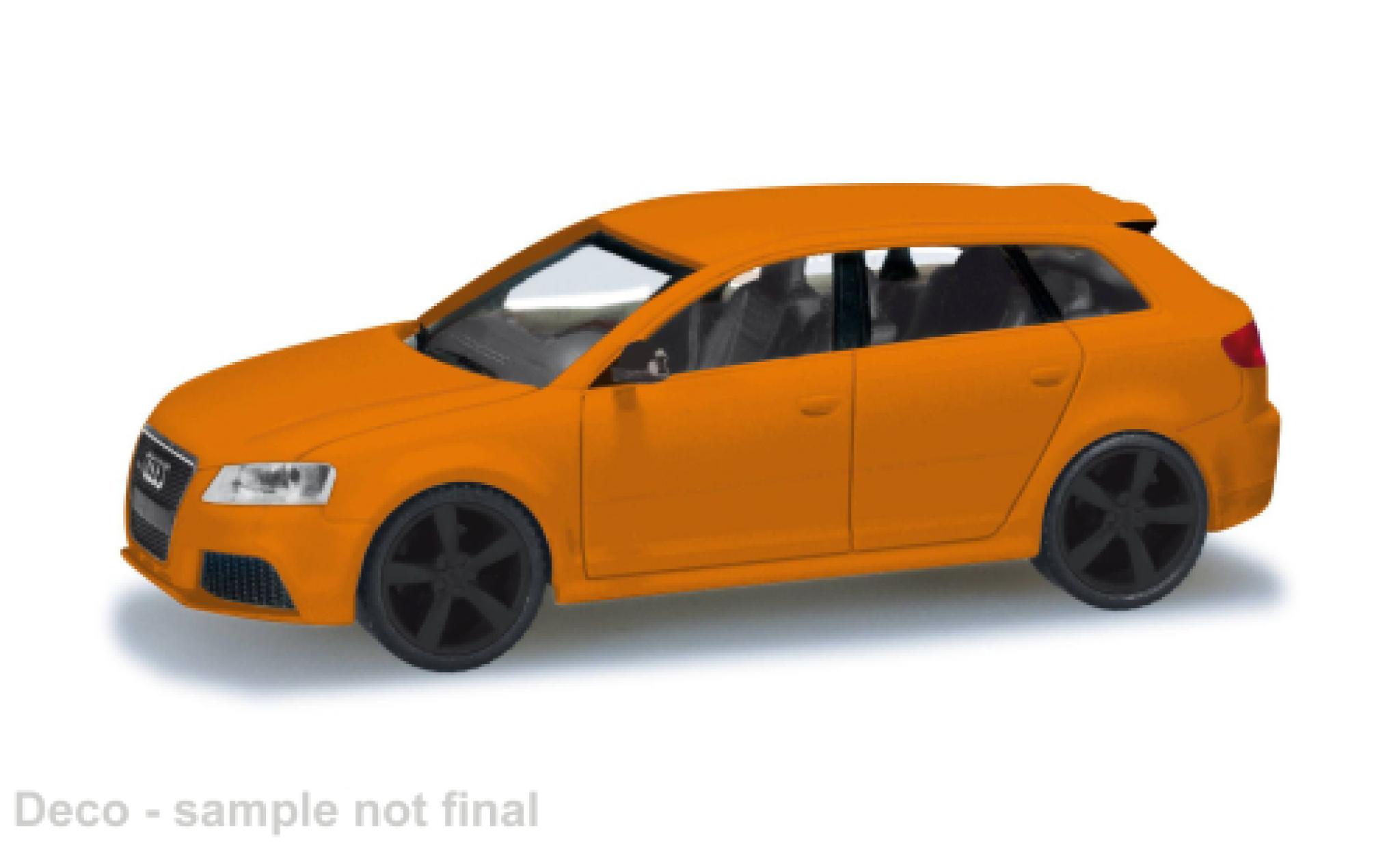 Audi RS3 1/87 Herpa Sportback orange 2011 1:87 modellino in miniatura