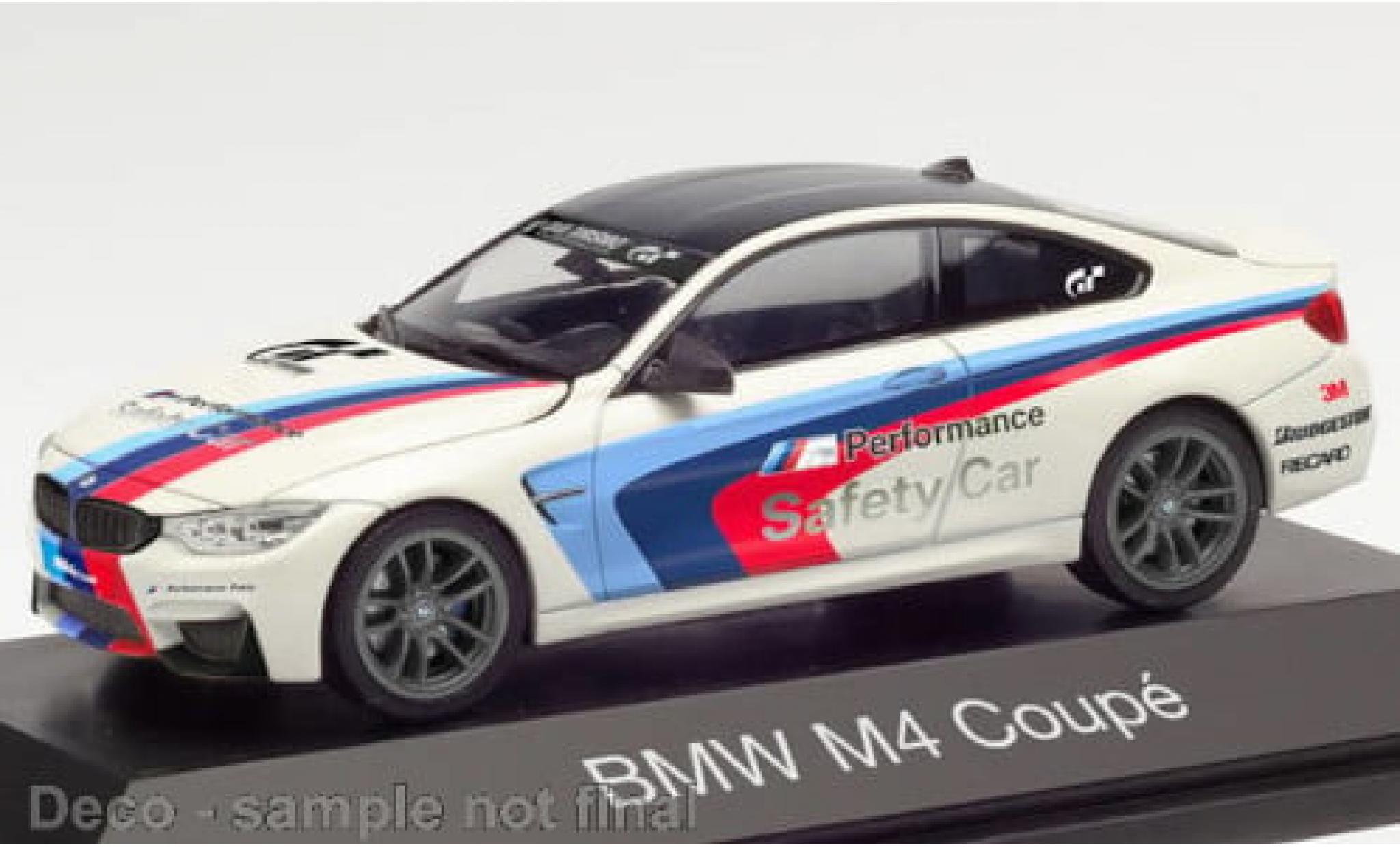 Bmw M4 1/43 Herpa weiss Safety Car 1:43 modellino in miniatura