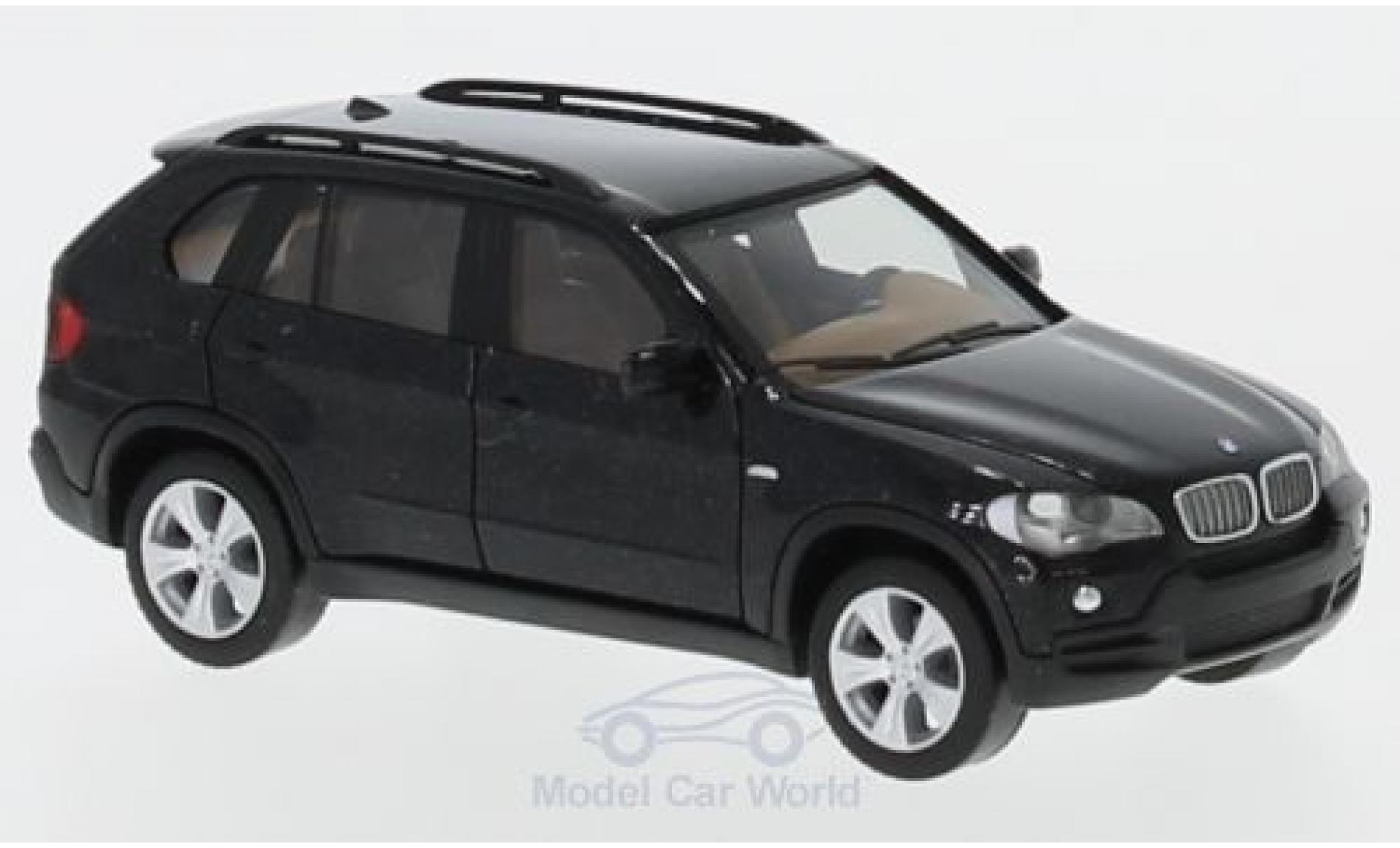 Bmw X5 1/87 Herpa metallico nero modellino in miniatura