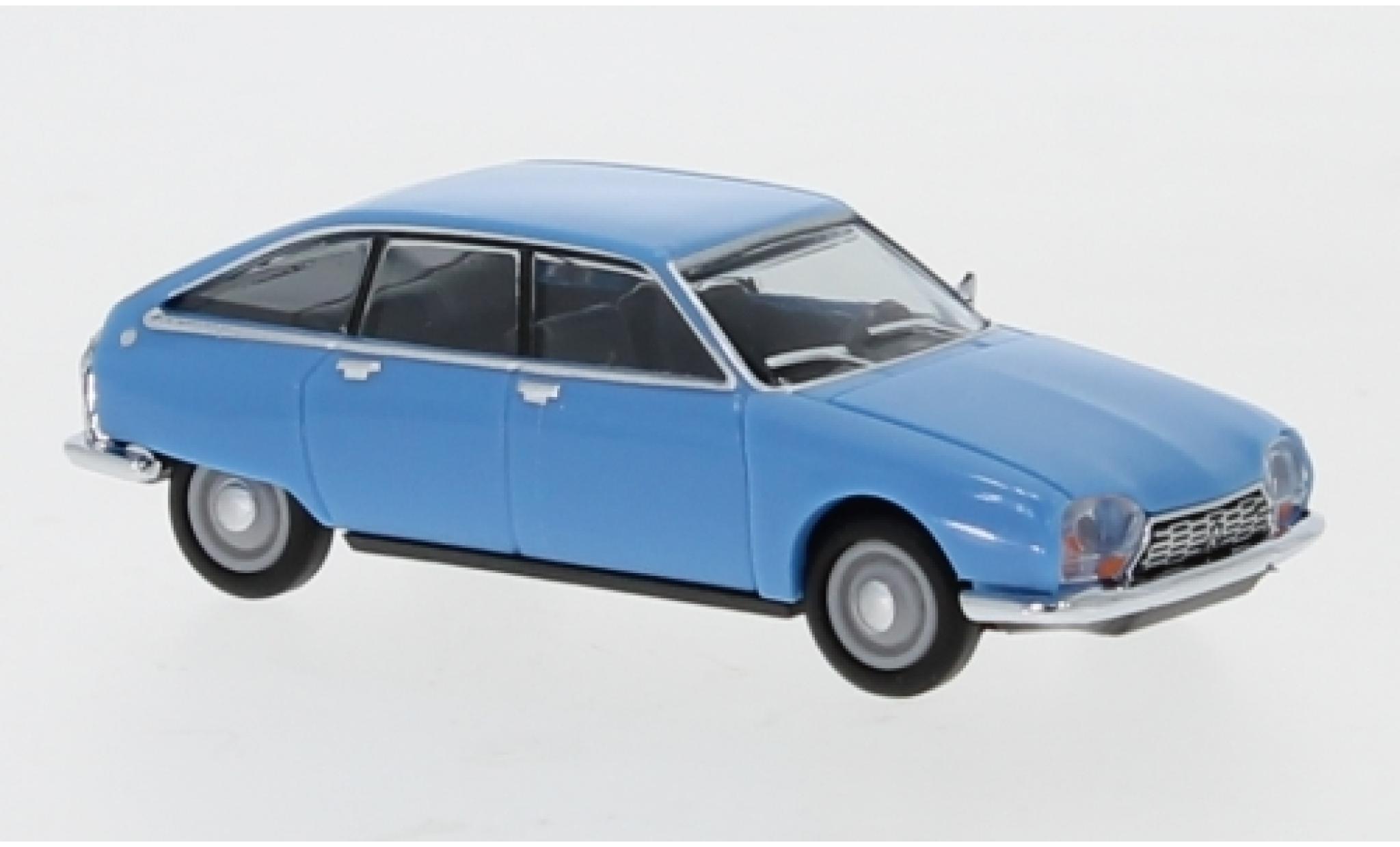 Citroen GS 1/87 Herpa blu modellino in miniatura