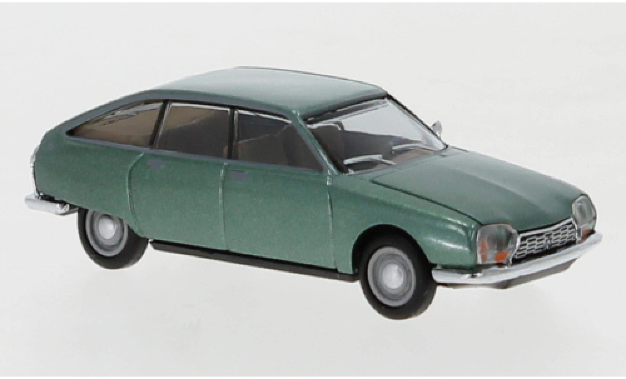 Citroen GS 1/87 Herpa metallico verde modellino in miniatura