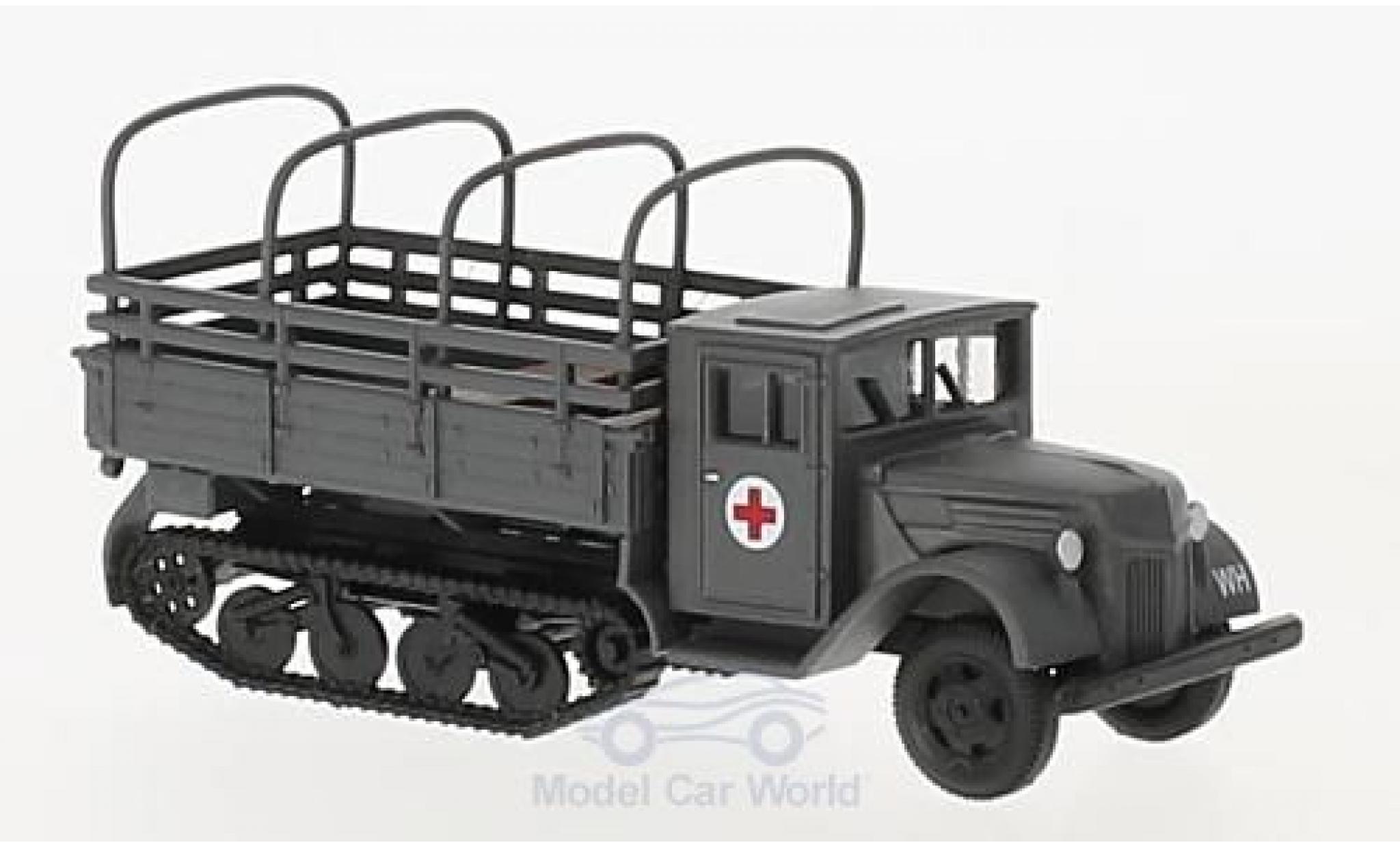 Ford 987 1/87 Herpa Maultier Sanitätsfahrzeug Wehrmacht / Ostfront mit Pritsche und Spriegel modellino in miniatura