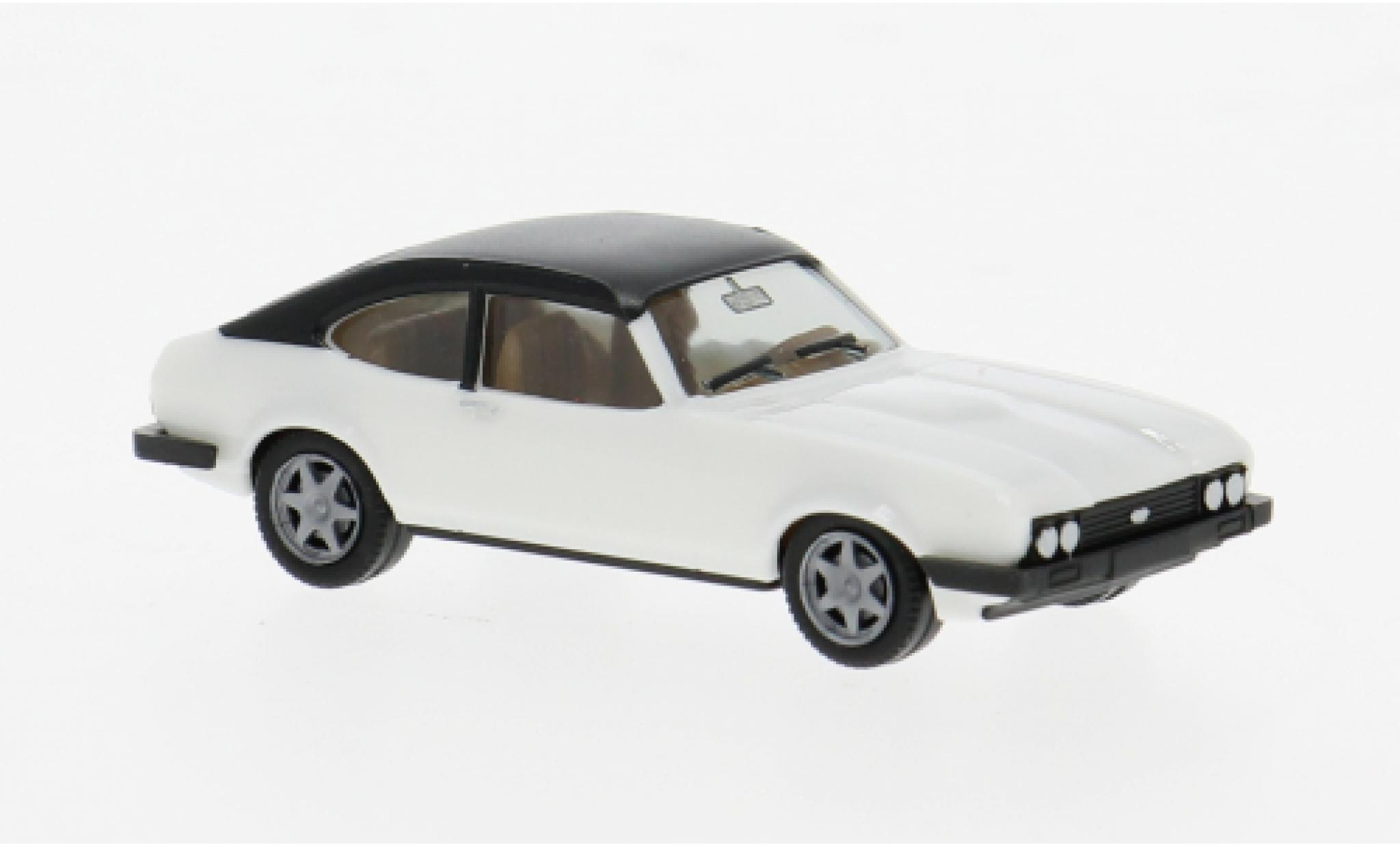 Ford Capri Herpa weiss/schwarz 1:87 modellino in miniatura