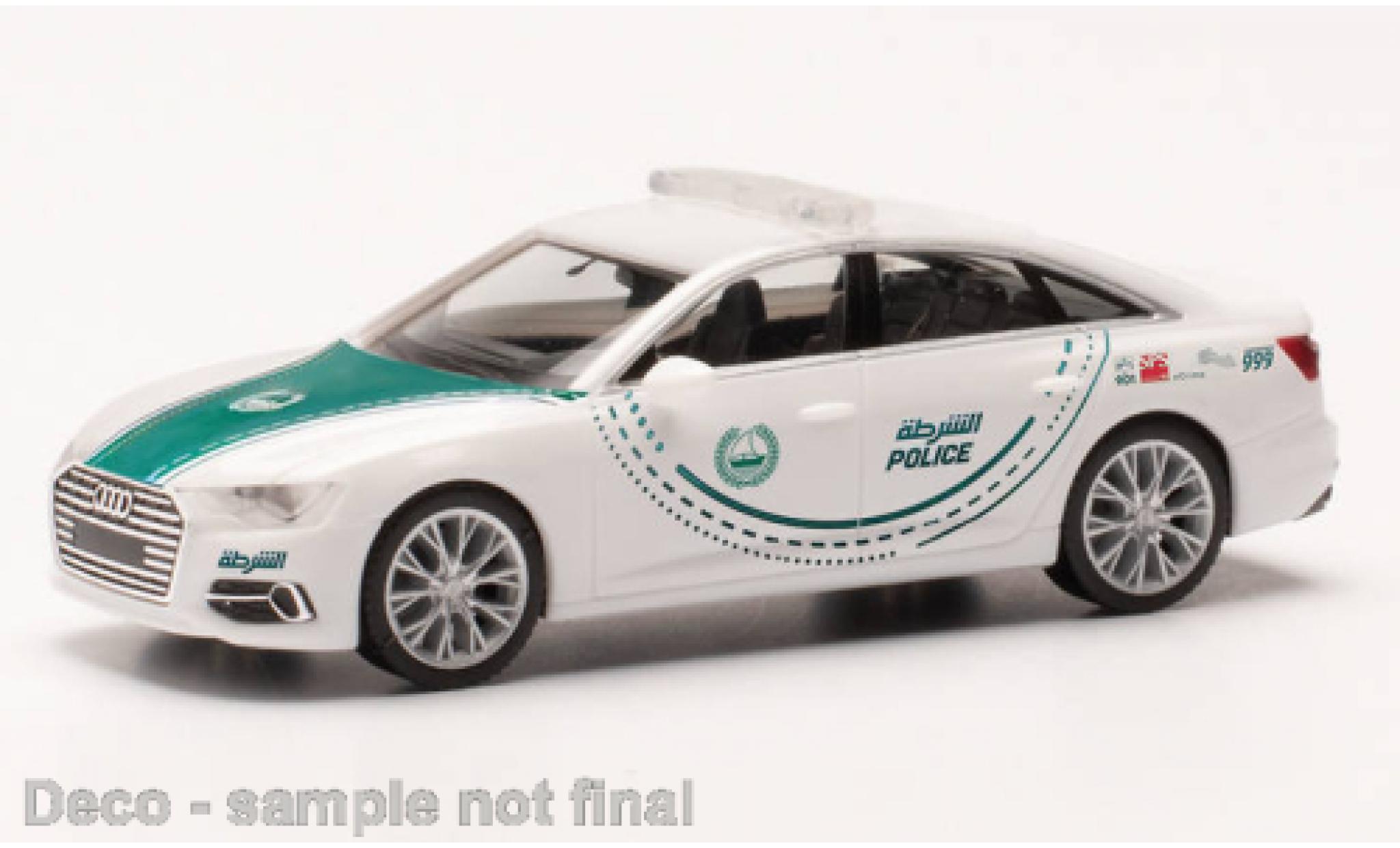 Audi A6 1/87 Herpa Dubai Police modellino in miniatura