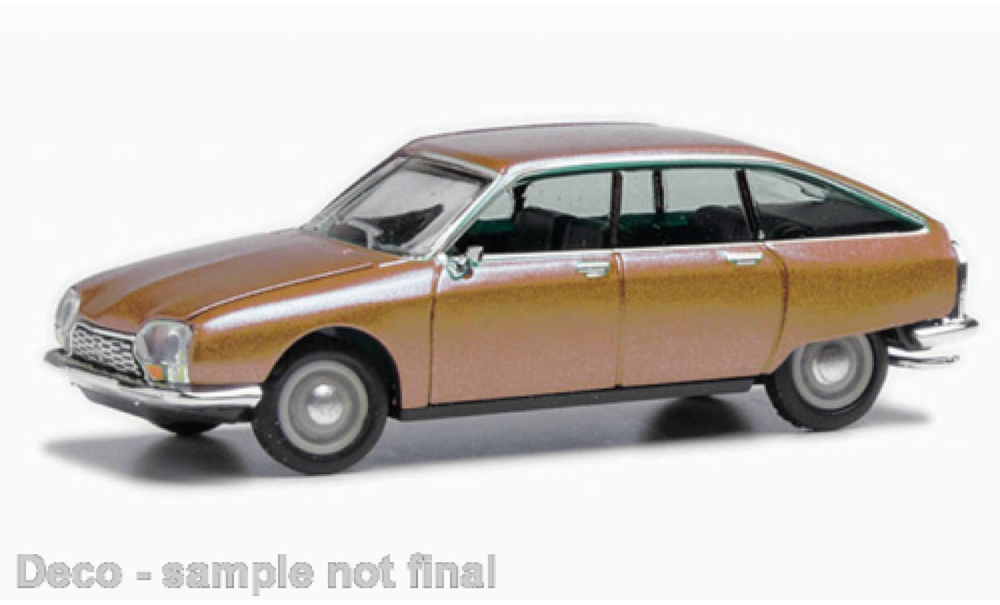Citroen GS 1/87 Herpa metallise beige modellino in miniatura