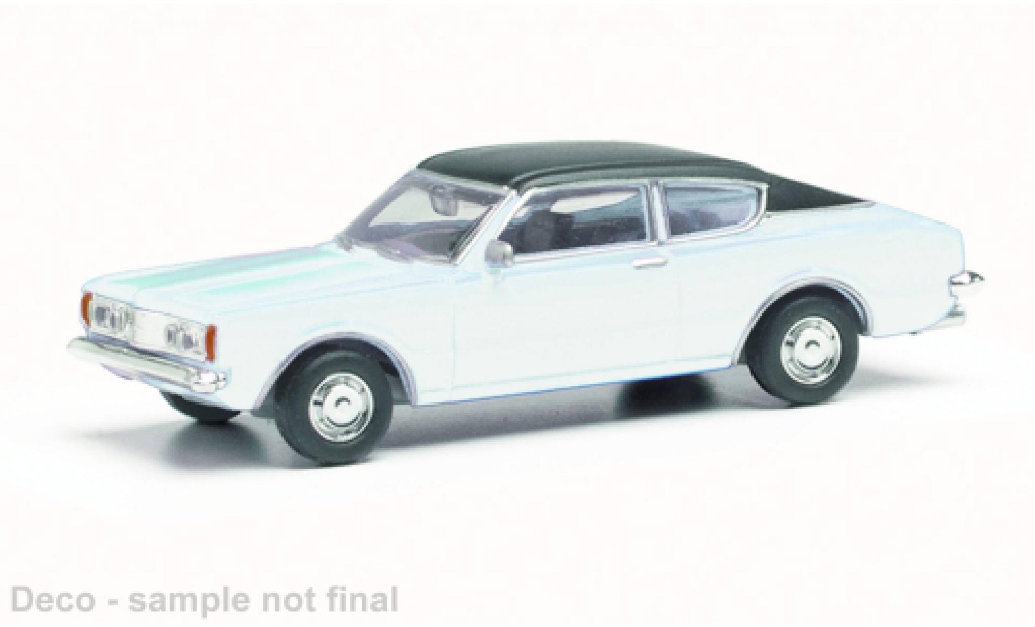 Ford Taunus 1/87 Herpa TC I Coupe bianco/nero modellino in miniatura