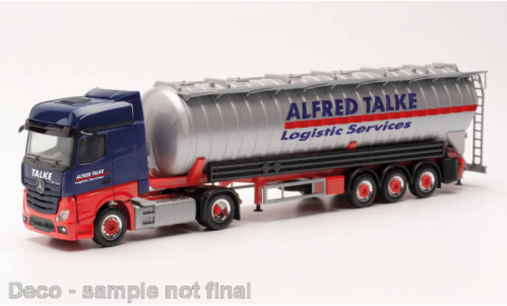Mercedes Actros 1/87 Herpa Bigspace Alfred Talke 2018 modellino in miniatura