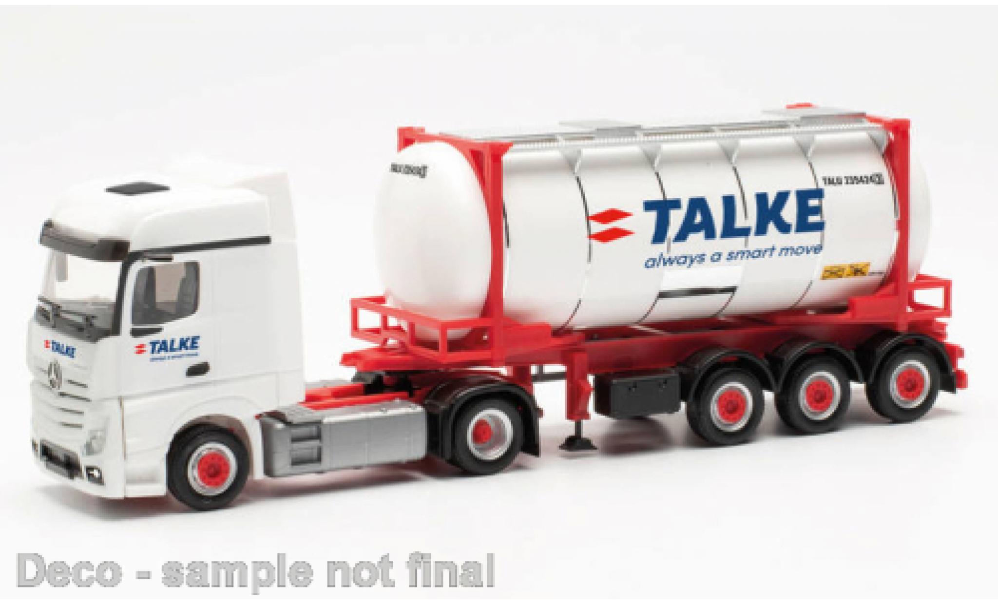 Mercedes Actros 1/87 Herpa Bigspace Talke 2018 modellino in miniatura
