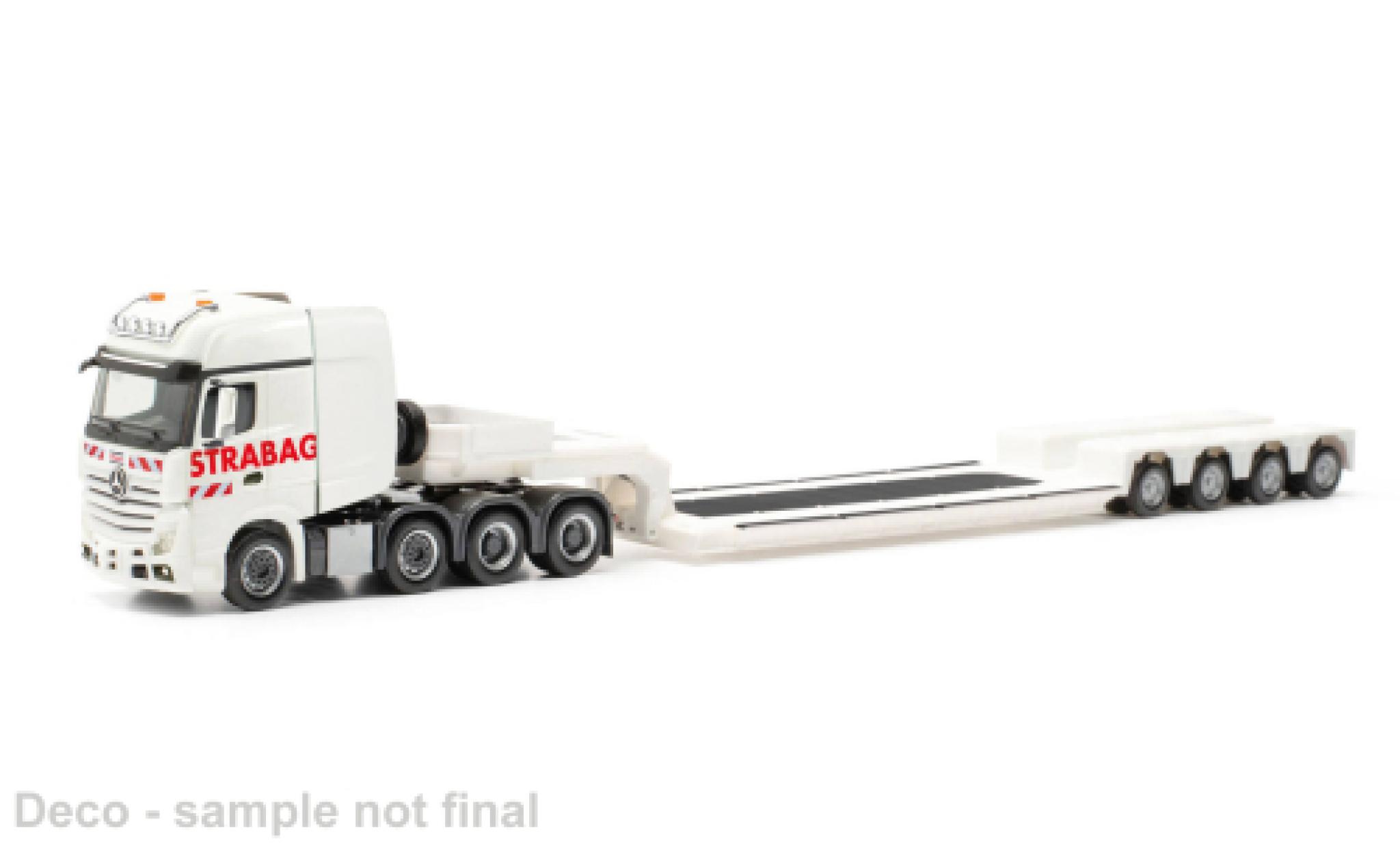 Mercedes Actros 1/87 Herpa Gigaspace STRABAG modellino in miniatura