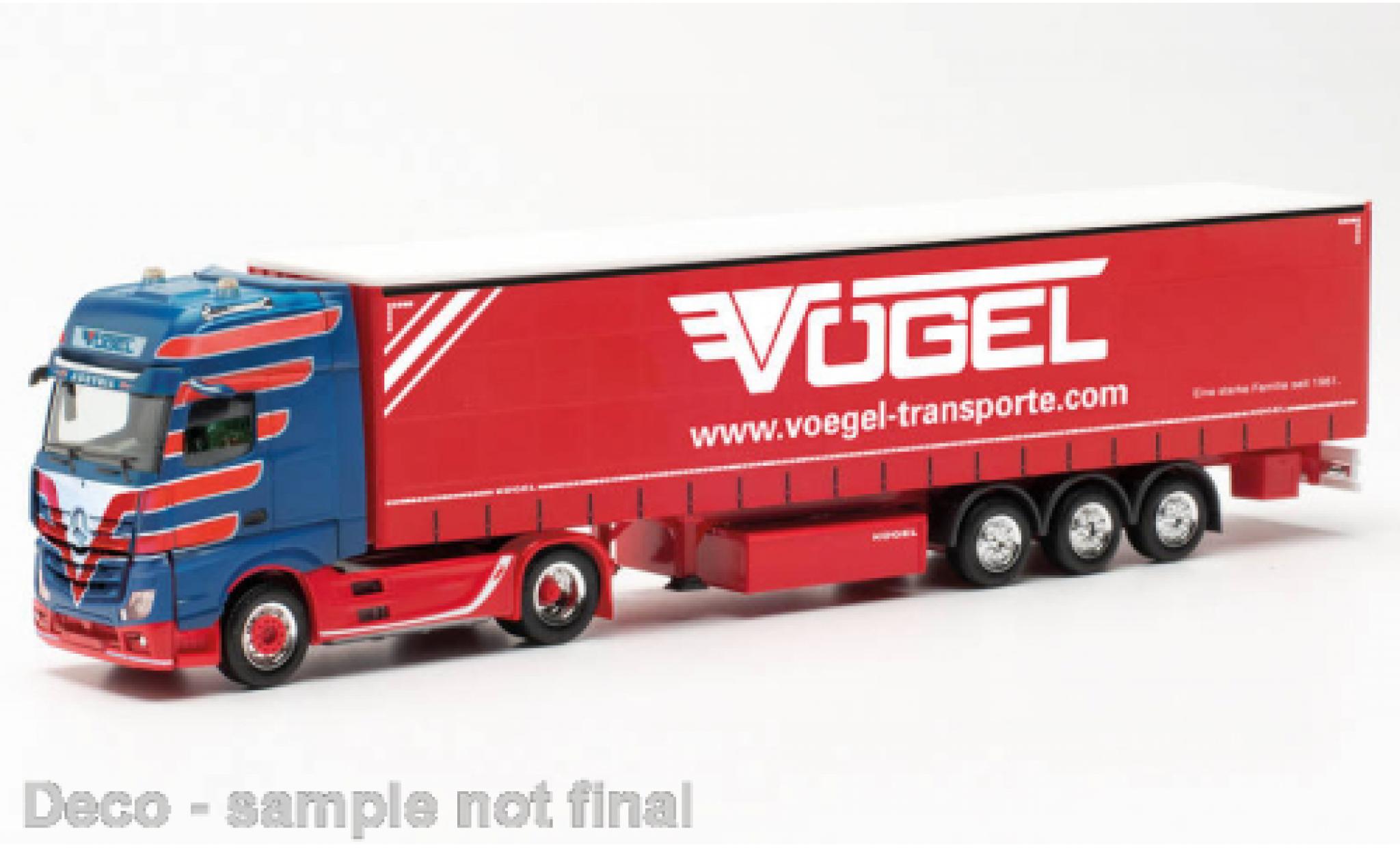Mercedes Actros 1/87 Herpa Gigaspace Vögel (A) 2018 modellino in miniatura