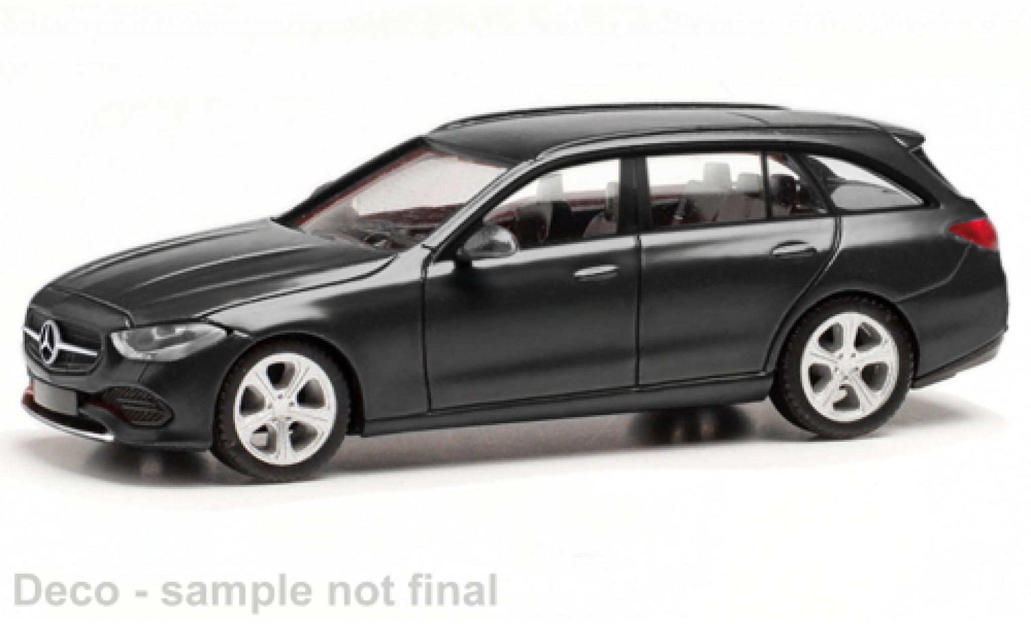 Mercedes CLA 1/87 Herpa C-classe T-Modèle nero modellino in miniatura