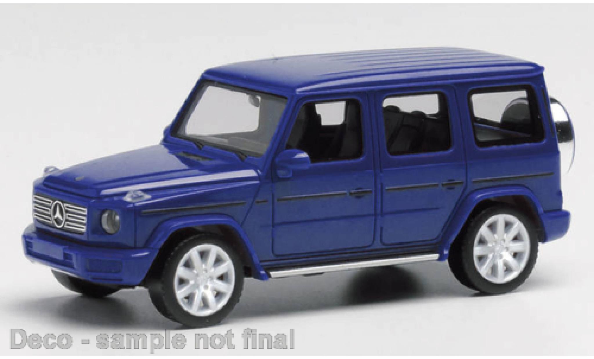 Mercedes Classe G 1/87 Herpa G-classe blu foncé modellino in miniatura