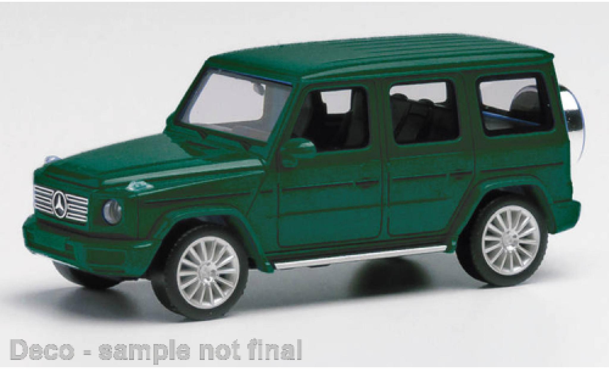 Mercedes Classe G 1/87 Herpa G-classe metallise vert modellino in miniatura